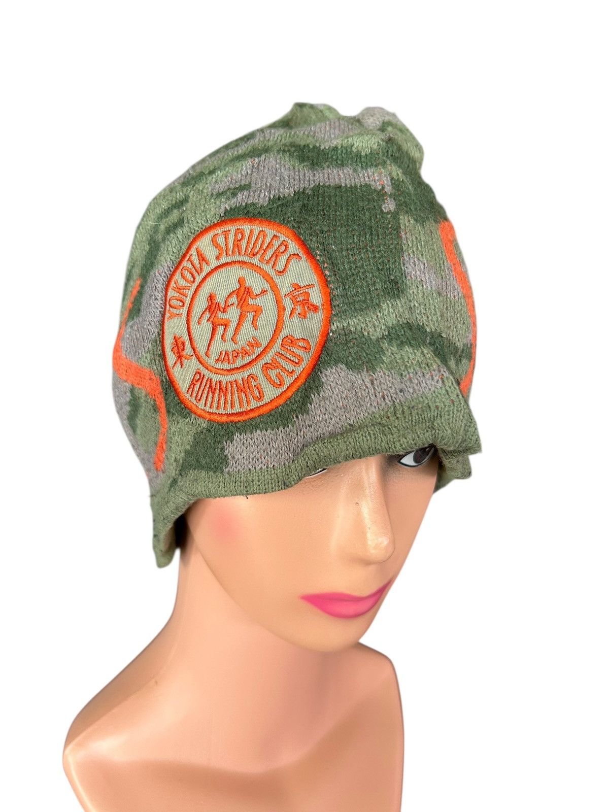 Kapital Japan Running Club Yokota Striders Camoo Beanie Hats Size ONE SIZE - 3 Thumbnail