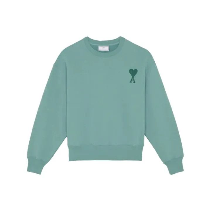 AMI AMIPARIS Spring 2021 Logo Embroidered Sweatshirt 0079 Size US S / EU 44-46 / 1 - 1 Thumbnail