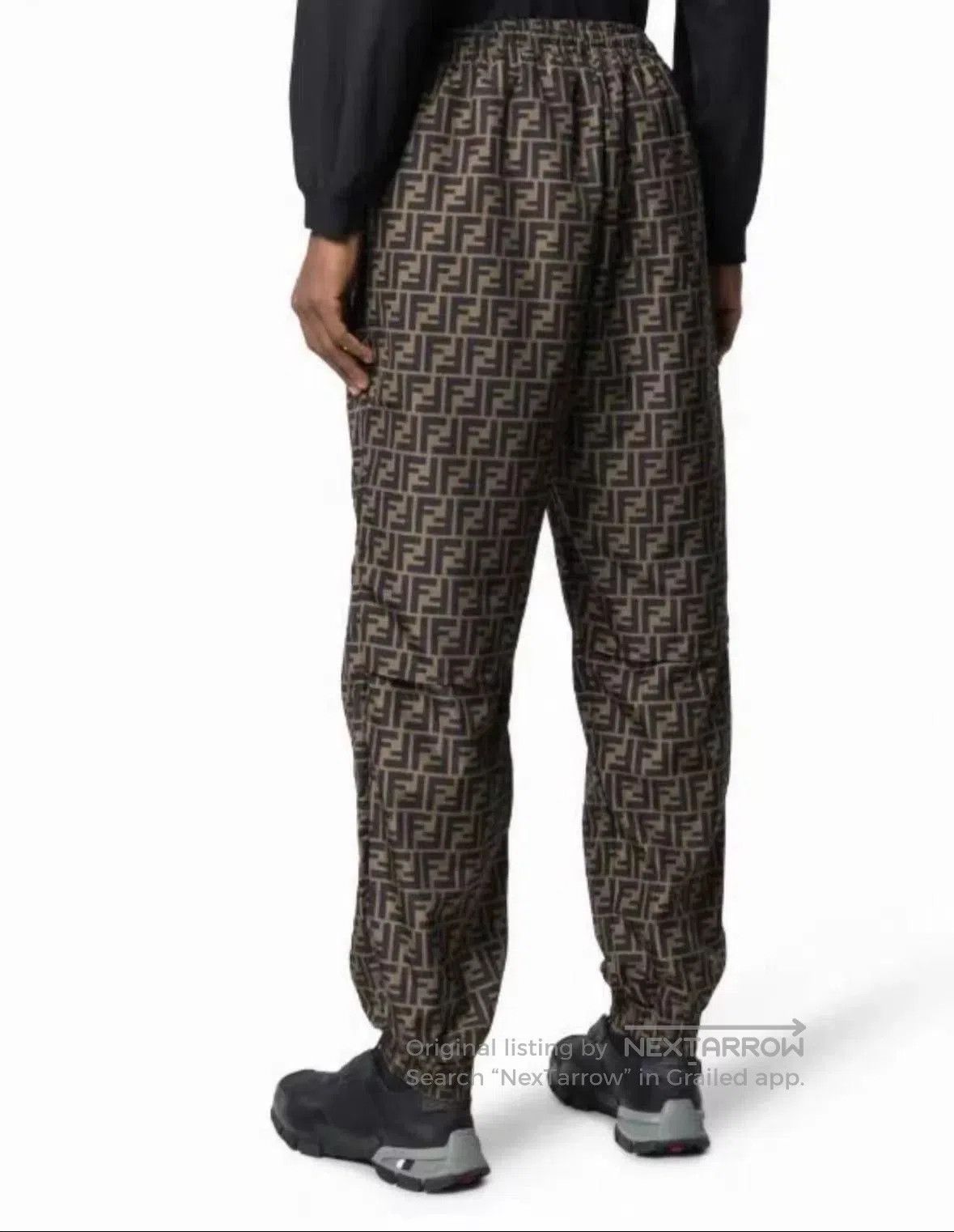 Fendi Fendi Classic Double F All-Over Print Jogger Pants. Size US 36 / EU 52 - 5 Thumbnail