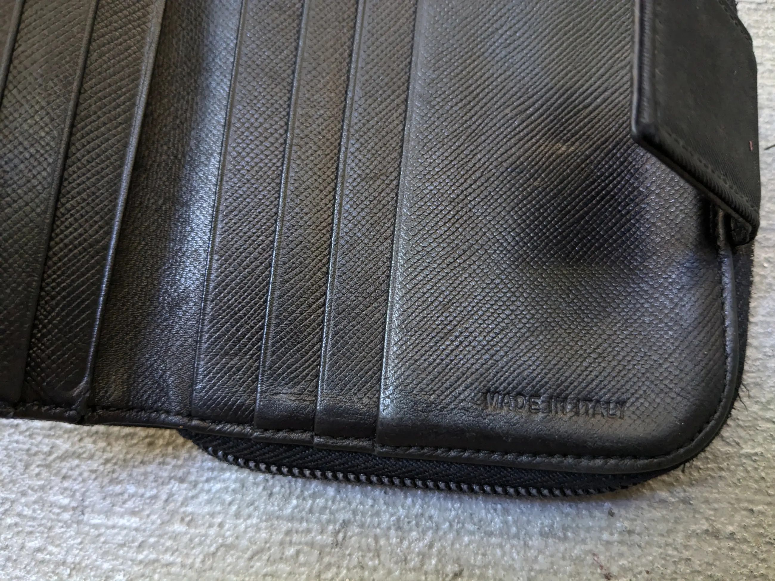 Prada Prada Wallet Black Saffiano Leather Bifold Cardholder Y2K Size ONE SIZE - 14 Thumbnail
