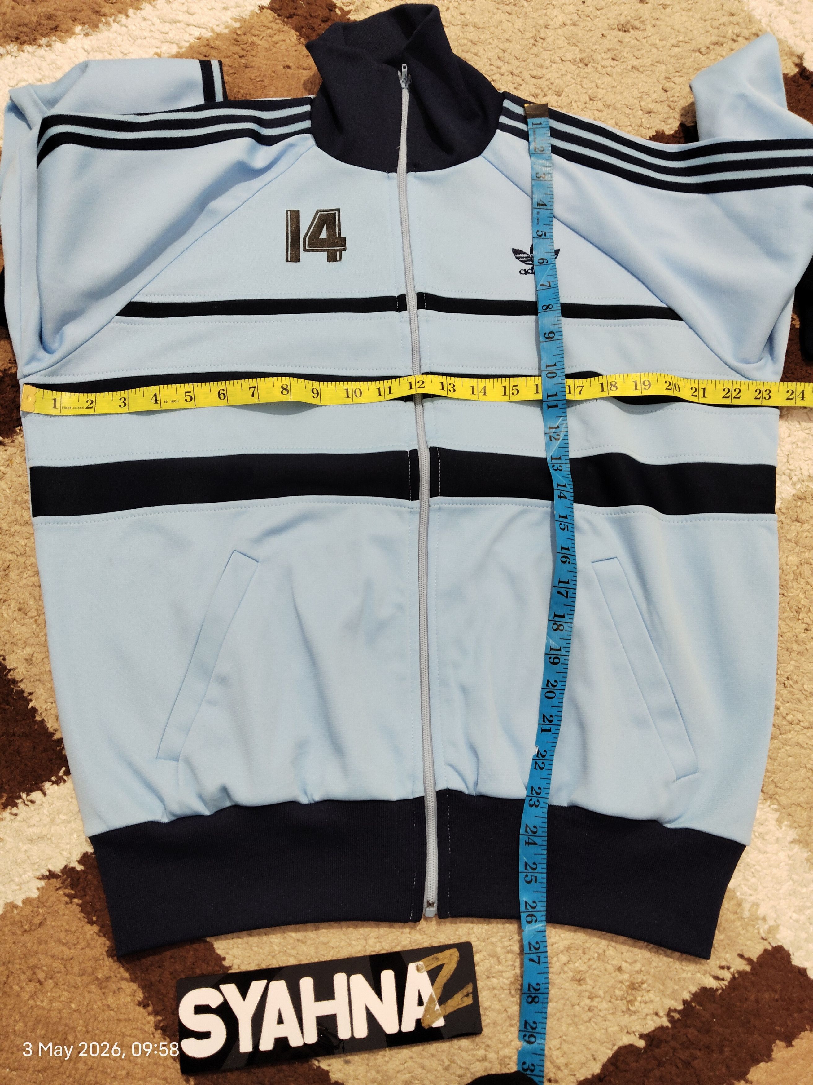 Adidas Rare 70s Adidas Ventex Tracktop - Italian Football Blokecore Size US L / EU 52-54 / 3 - 10 Thumbnail