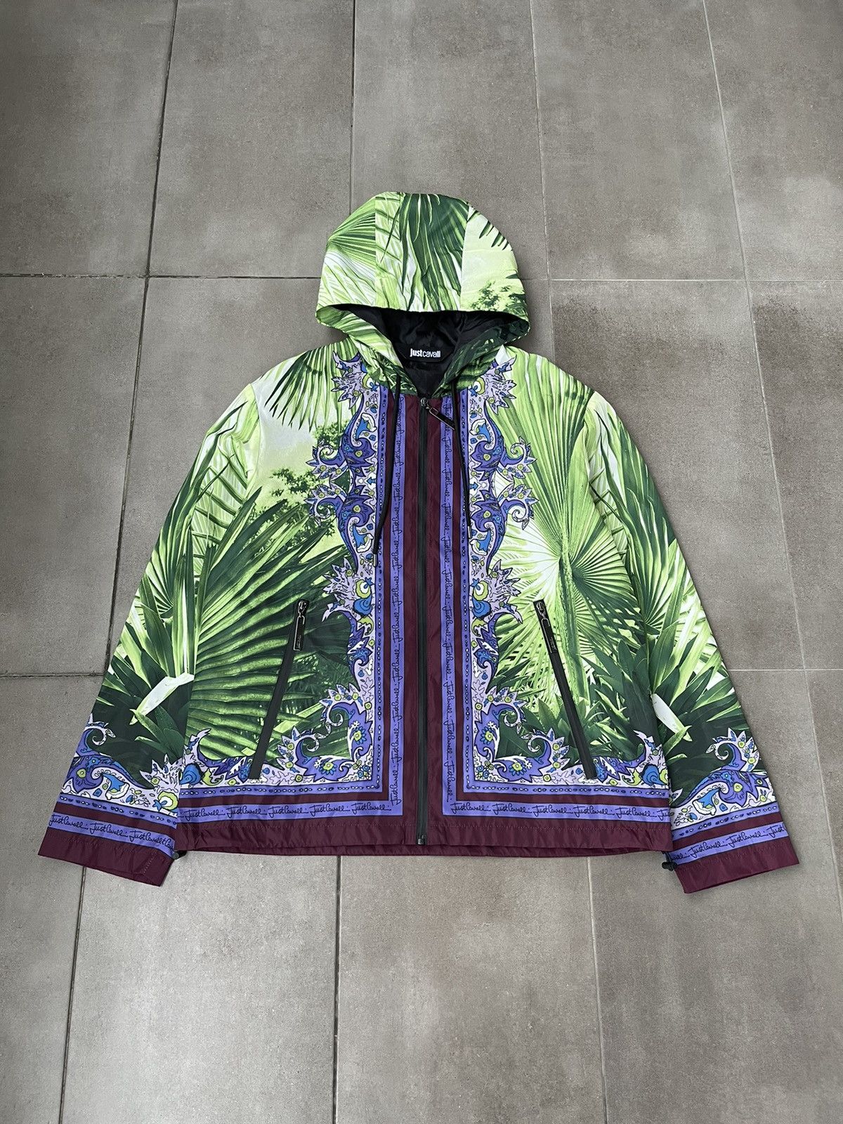 Just Cavalli !DS! FW22 Just Cavalli Eden Foulard Summer Jacket Size US M / EU 48-50 / 2 - 7 Thumbnail