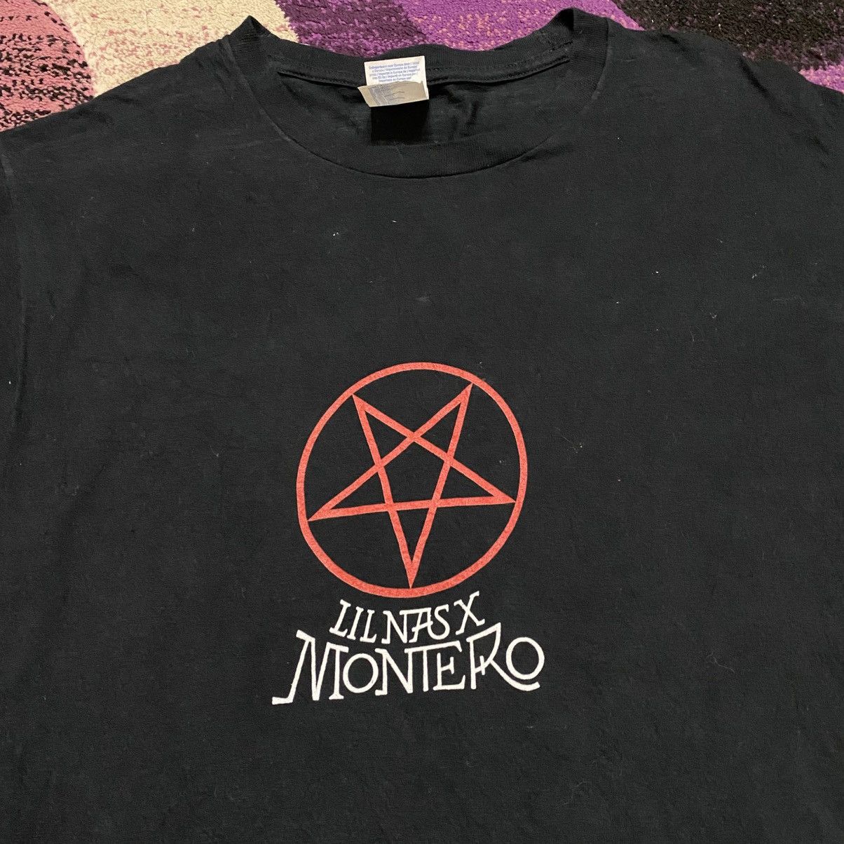 Band Tees Lil Nas X Montero Pentagram Tshirt Size US M / EU 48-50 / 2 - 4 Thumbnail