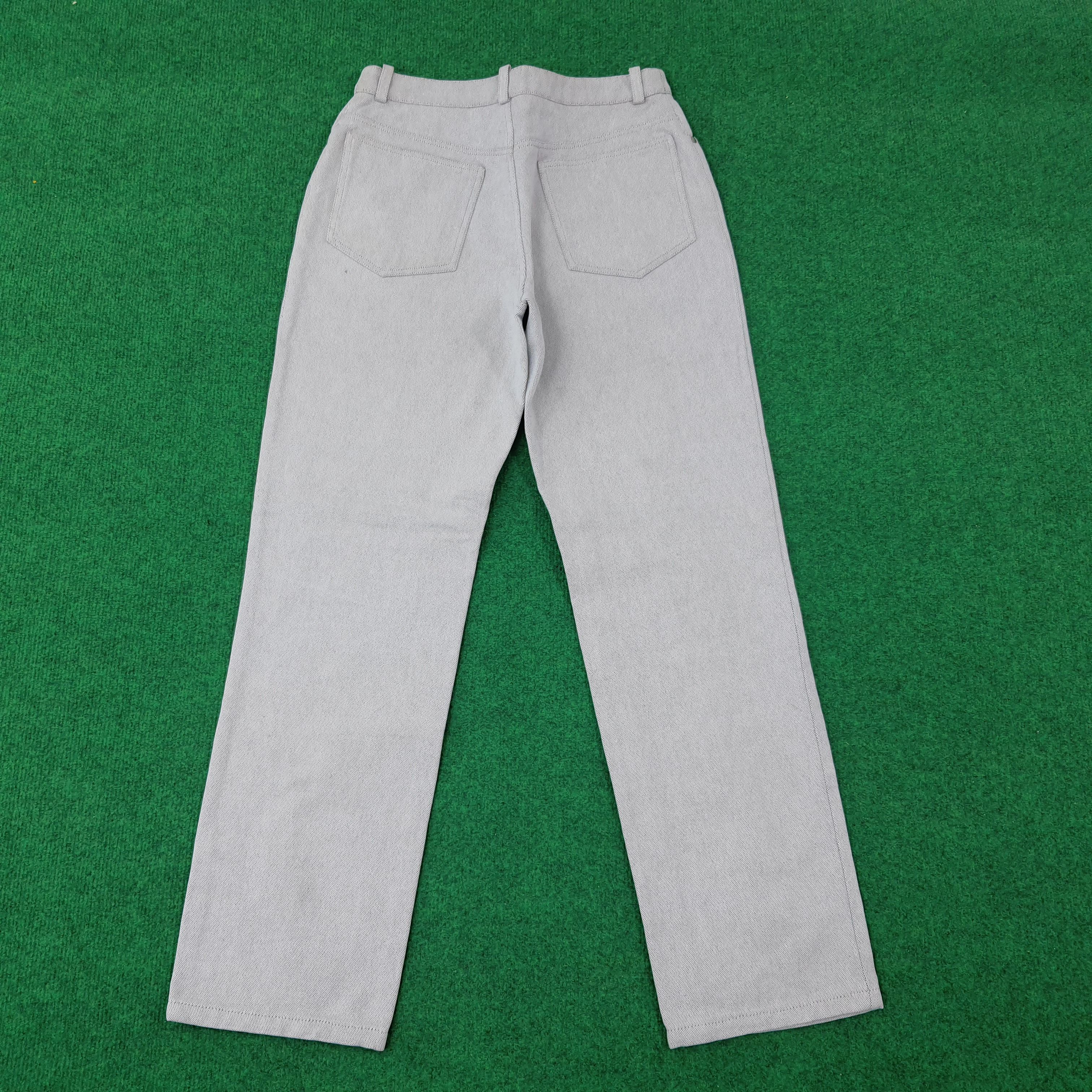 Designer × Hermes × Vintage Vintage Hermes Paris Designer Denim Pants Size US 26 / EU 42 - 3 Thumbnail