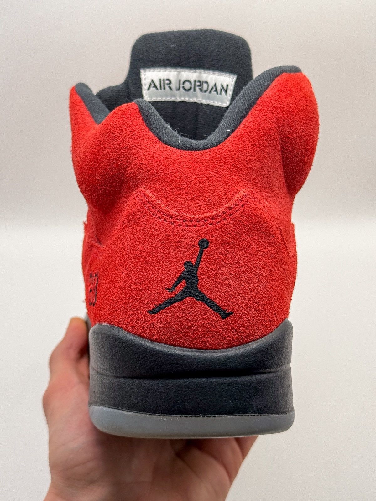 Nike Nike Air Jordan 5 Retro Raging Bull 2021 Fire Red Suede Size US 11 / EU 44 - 11 Thumbnail