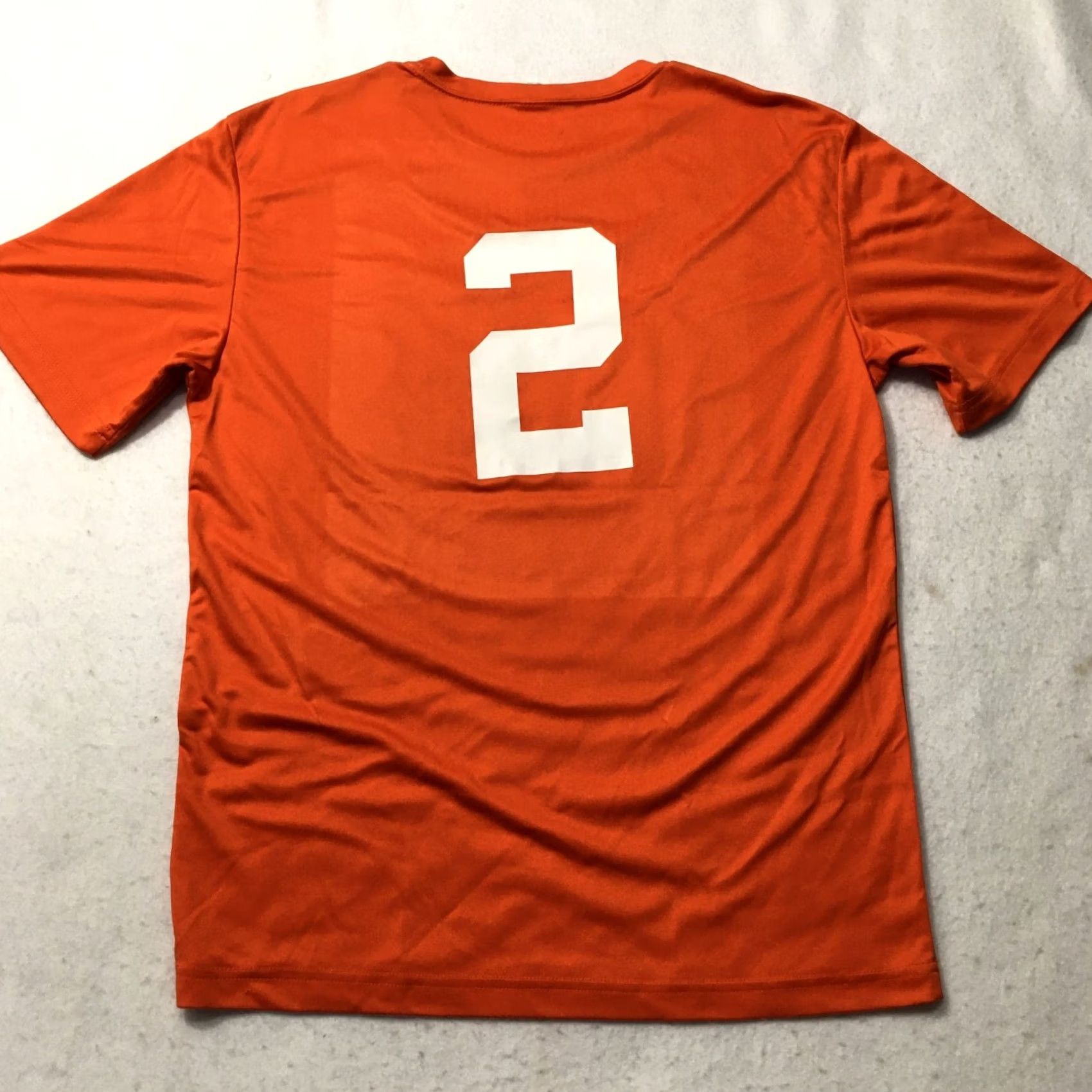 Vintage Sport-Tek T-Shirt Men’s Medium Dry Active Fit Orange Crew Neck BAWS Baseball #2 Size US M / EU 48-50 / 2 - 2 Thumbnail