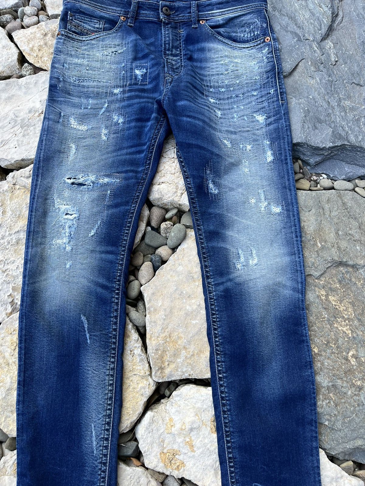 Diesel × Vintage Vintage Diesel 30 y2k spender jeans distressed sweatpants Size US 30 / EU 46 - 4 Thumbnail