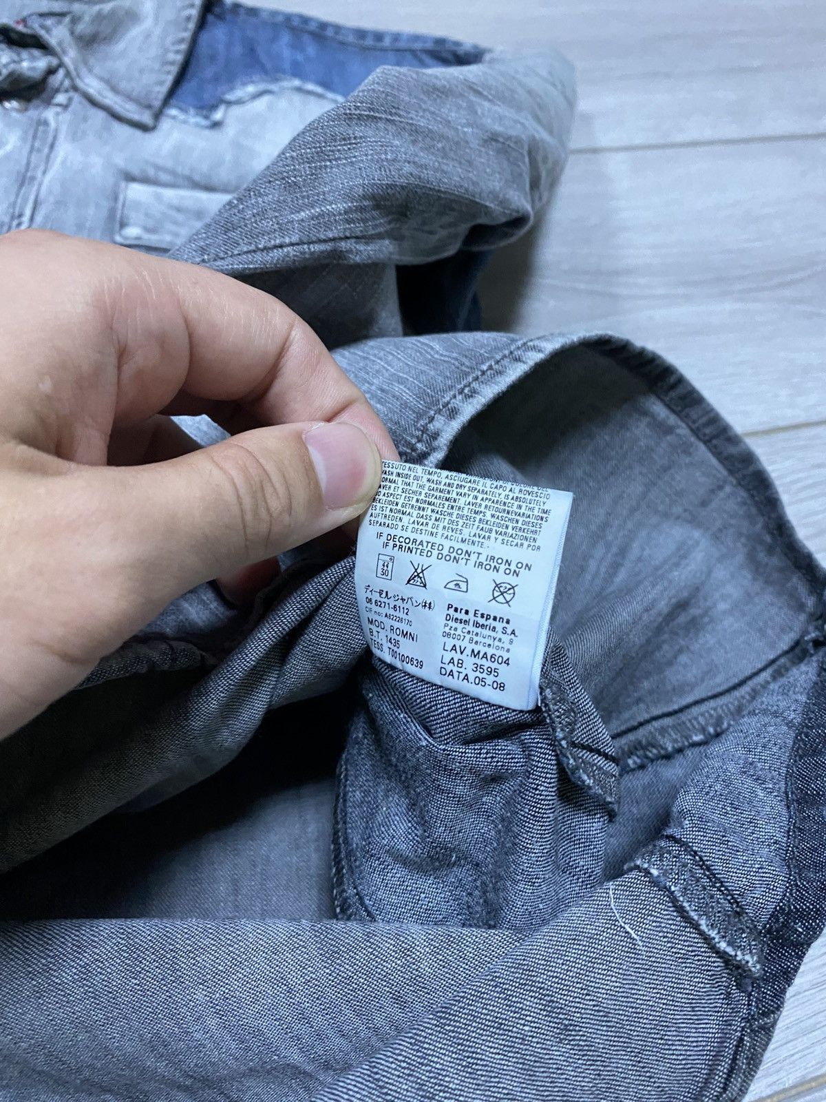 Diesel Diesel vintage western style cowboy denim shirt buttons up Size US M / EU 48-50 / 2 - 11 Thumbnail