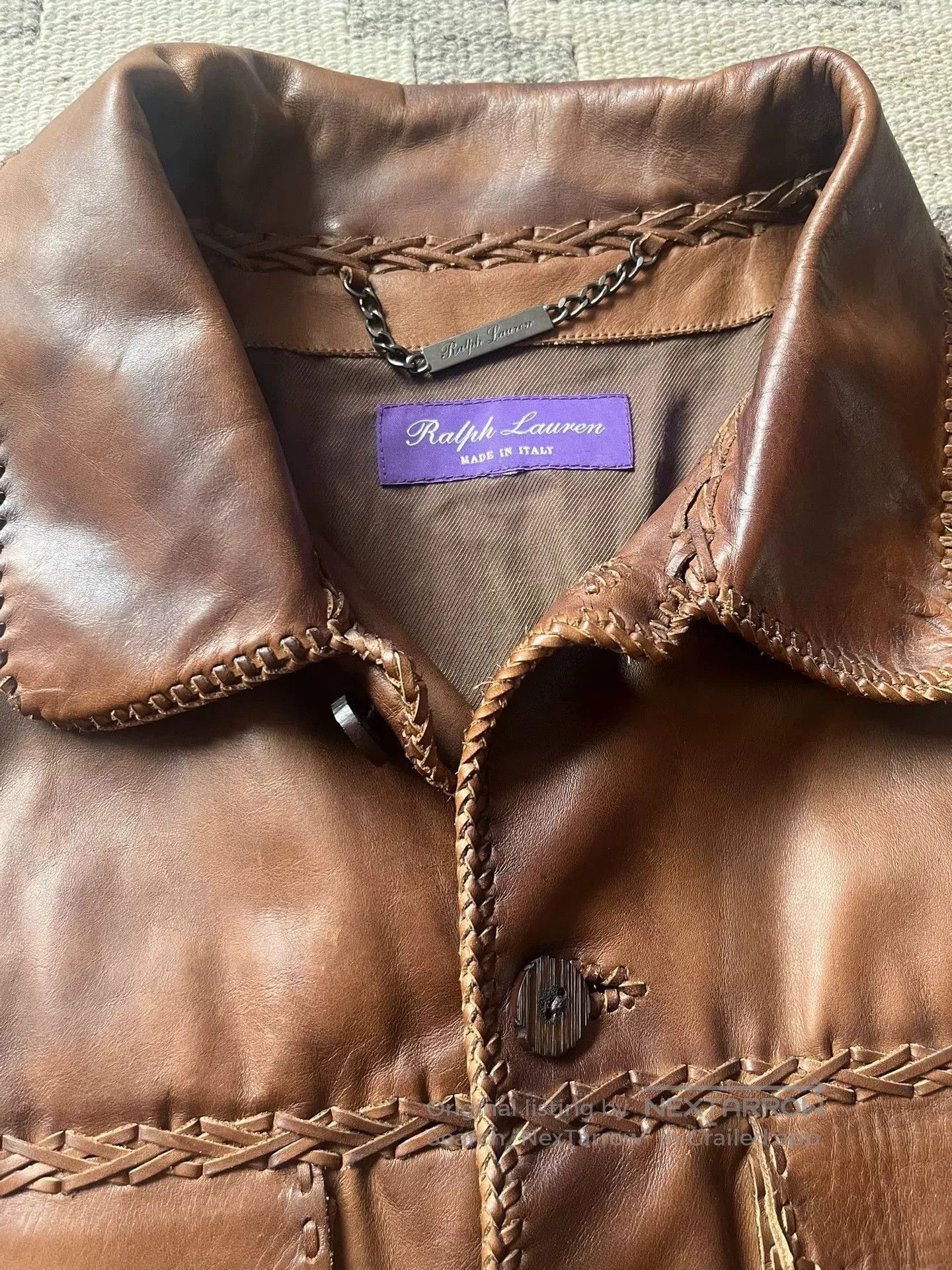 Ralph Lauren Purple Label Ralph Lauren Purple Label Western Leather Jacket. Size US L / EU 52-54 / 3 - 2 Thumbnail