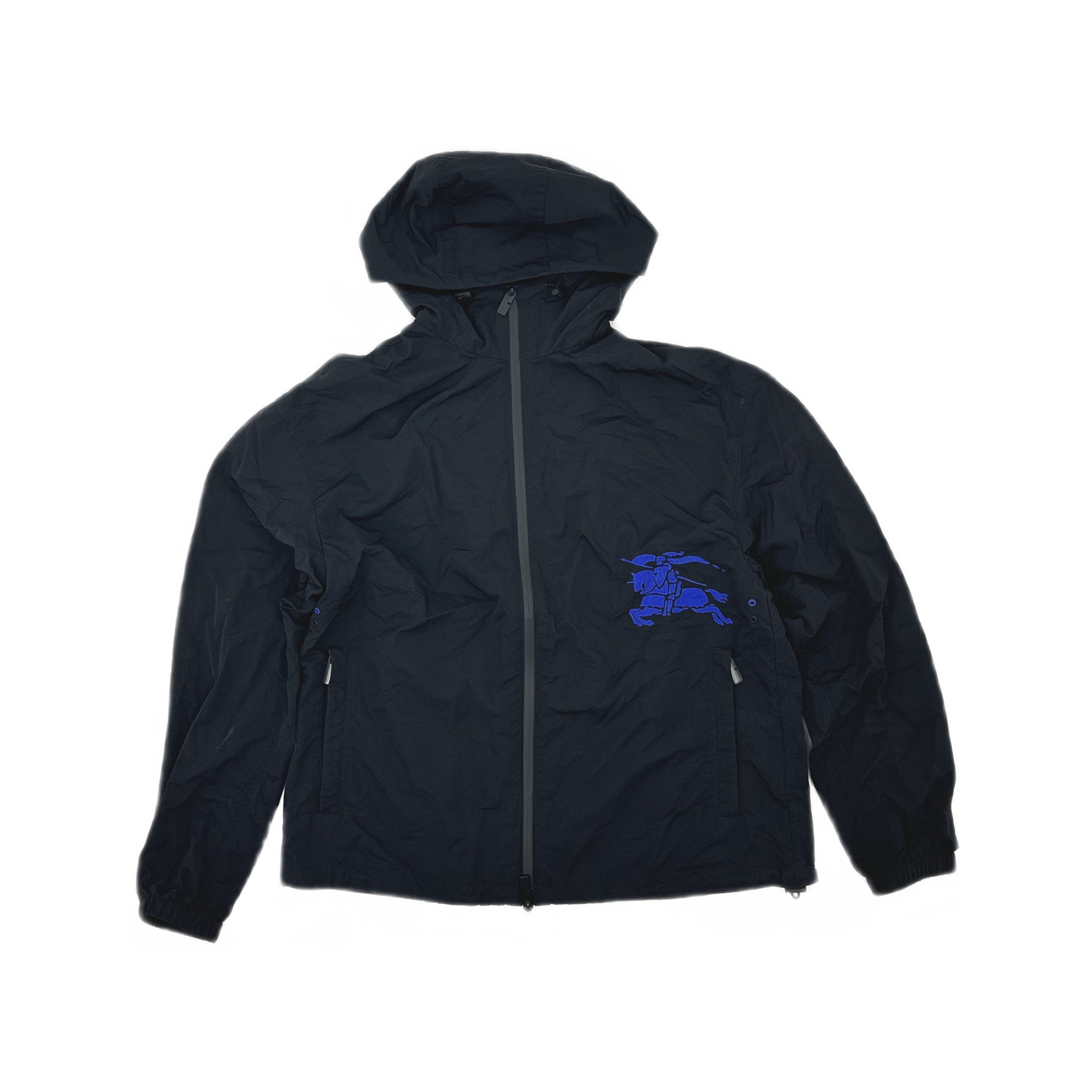 Burberry Burberry Blue Logo Hooded Jacket Size XS Size US XS / EU 42 / 0 - 1 Thumbnail