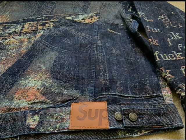 Supreme Supreme Archive Jacquard denim jacket Blue XL Size US XL / EU 56 / 4 - 5 Thumbnail