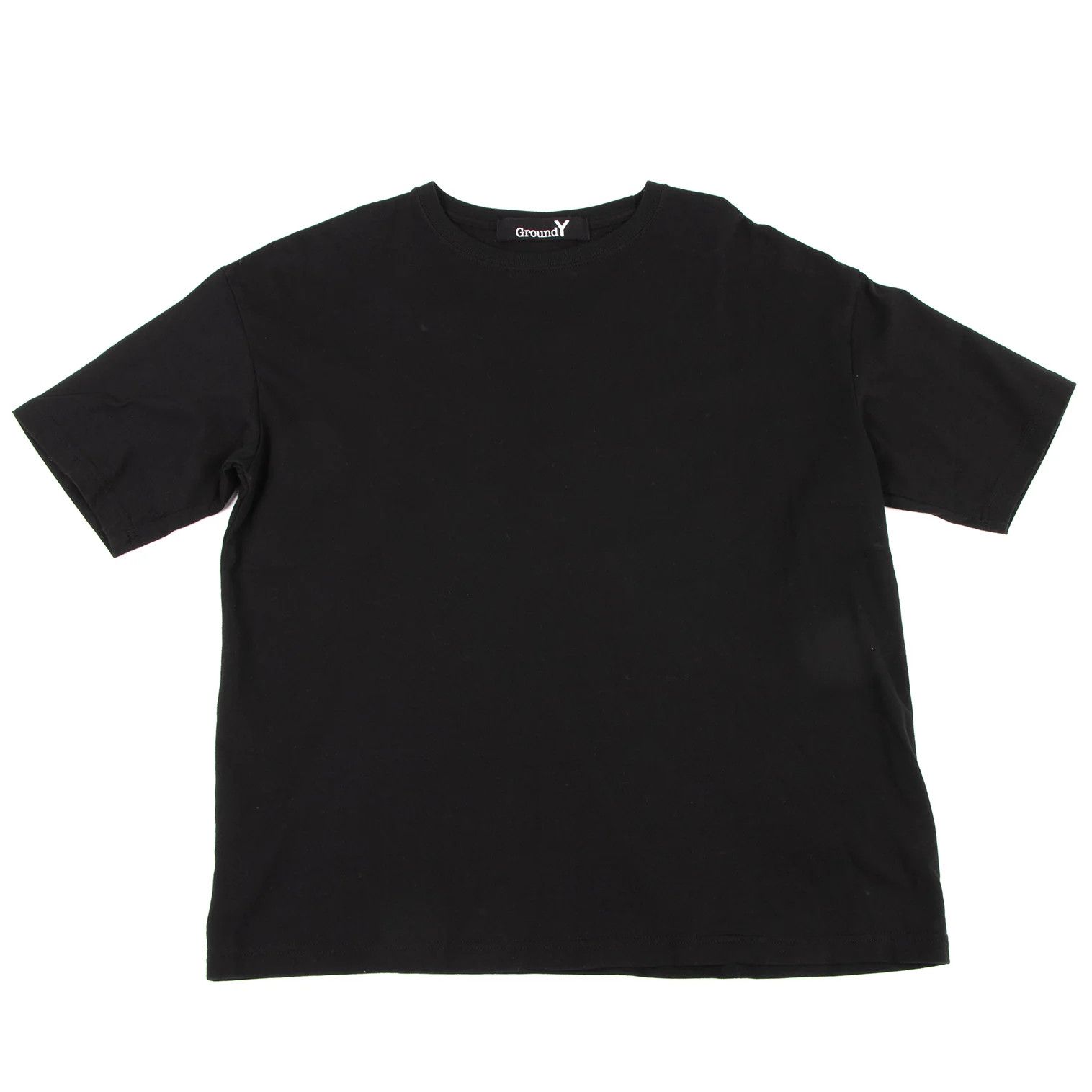 Yohji Yamamoto Tape-Decorated T-Shirt in Black, Size 2 Size US M / EU 48-50 / 2 - 5 Thumbnail