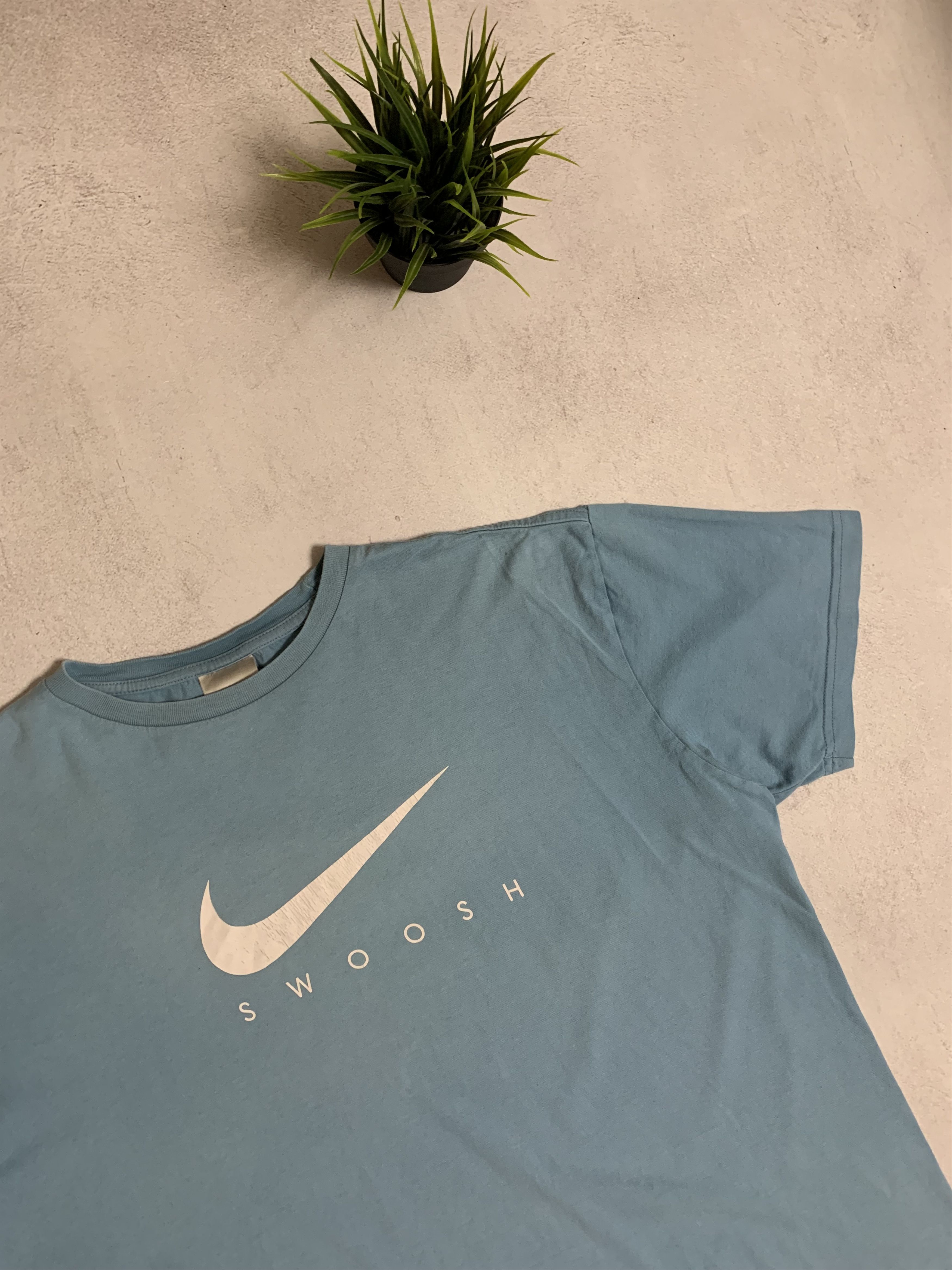 Nike × Vintage Vintage Nike T Shirt Tee Swoosh Baggy 90s Y2K Crazy Size US XXL / EU 58 / 5 - 2 Thumbnail