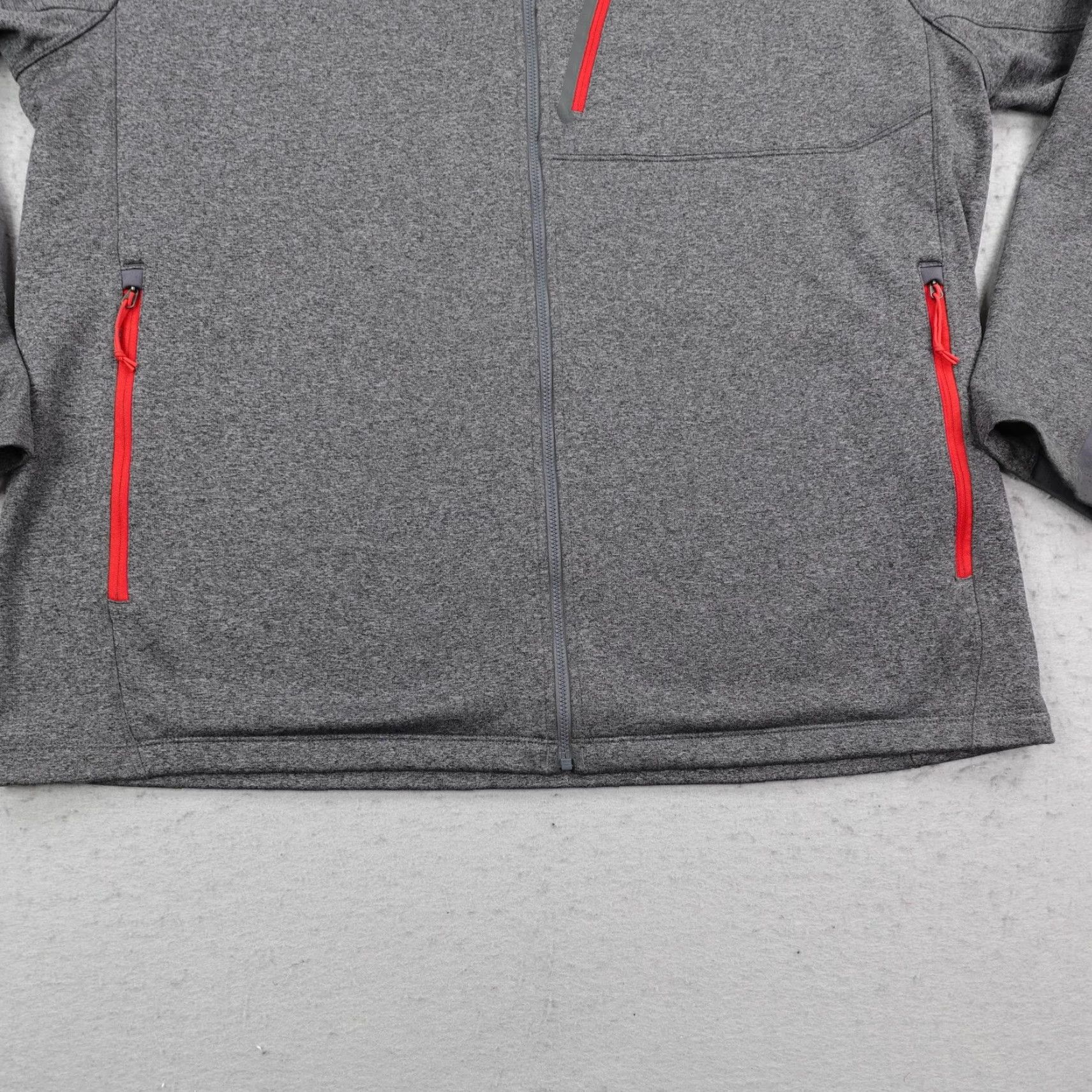 The North Face VINTAGE North Face Jacket Mens 2XL Gray Red Fleece Full Zip Canyonlands Full Zip Coat Size US XXL / EU 58 / 5 - 4 Thumbnail