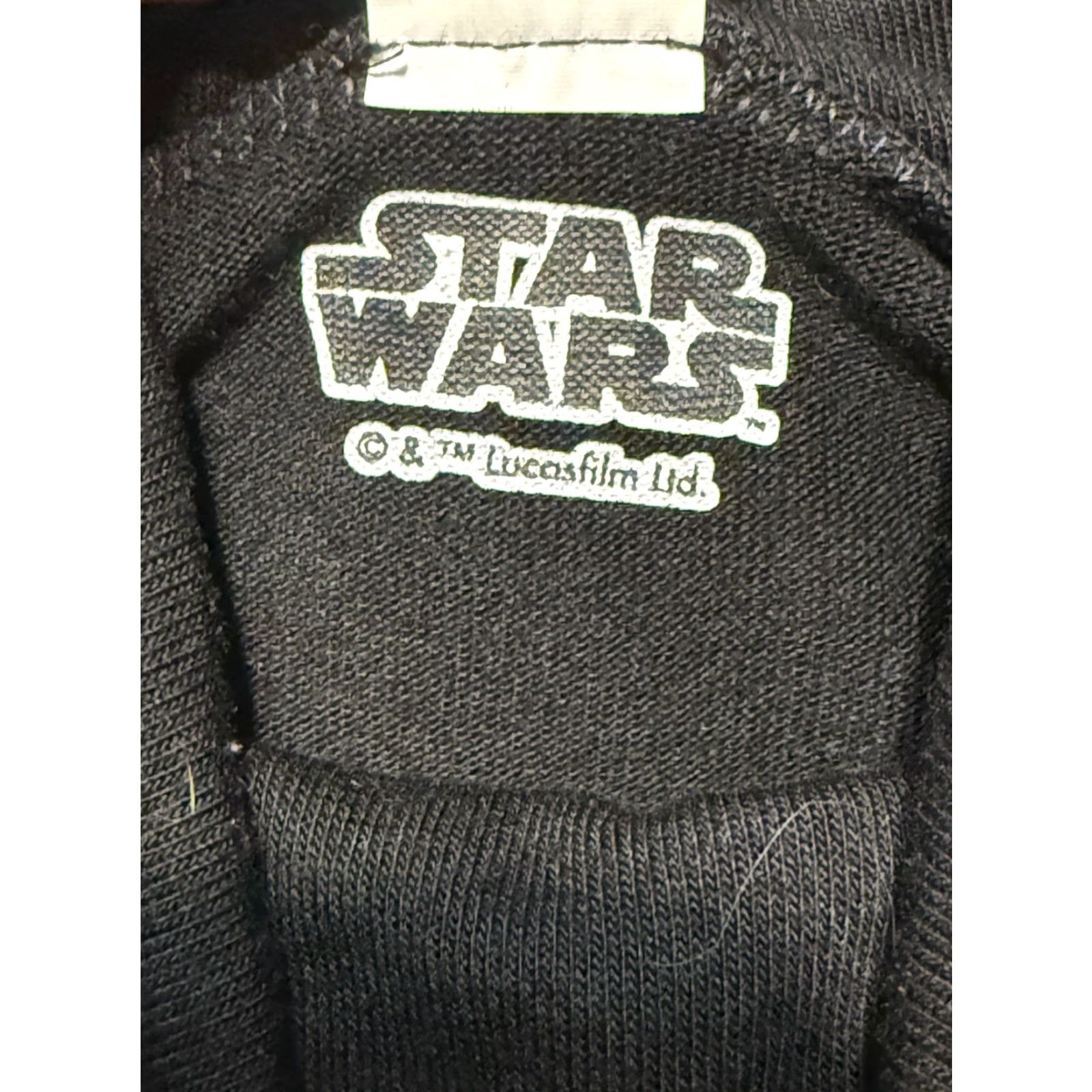 Star Wars VINTAGE Star Wars Shirt Womens Small Long Sleeve Turtleneck Black Yoda "The Child" Size S / US 4 / IT 40 - 7 Thumbnail