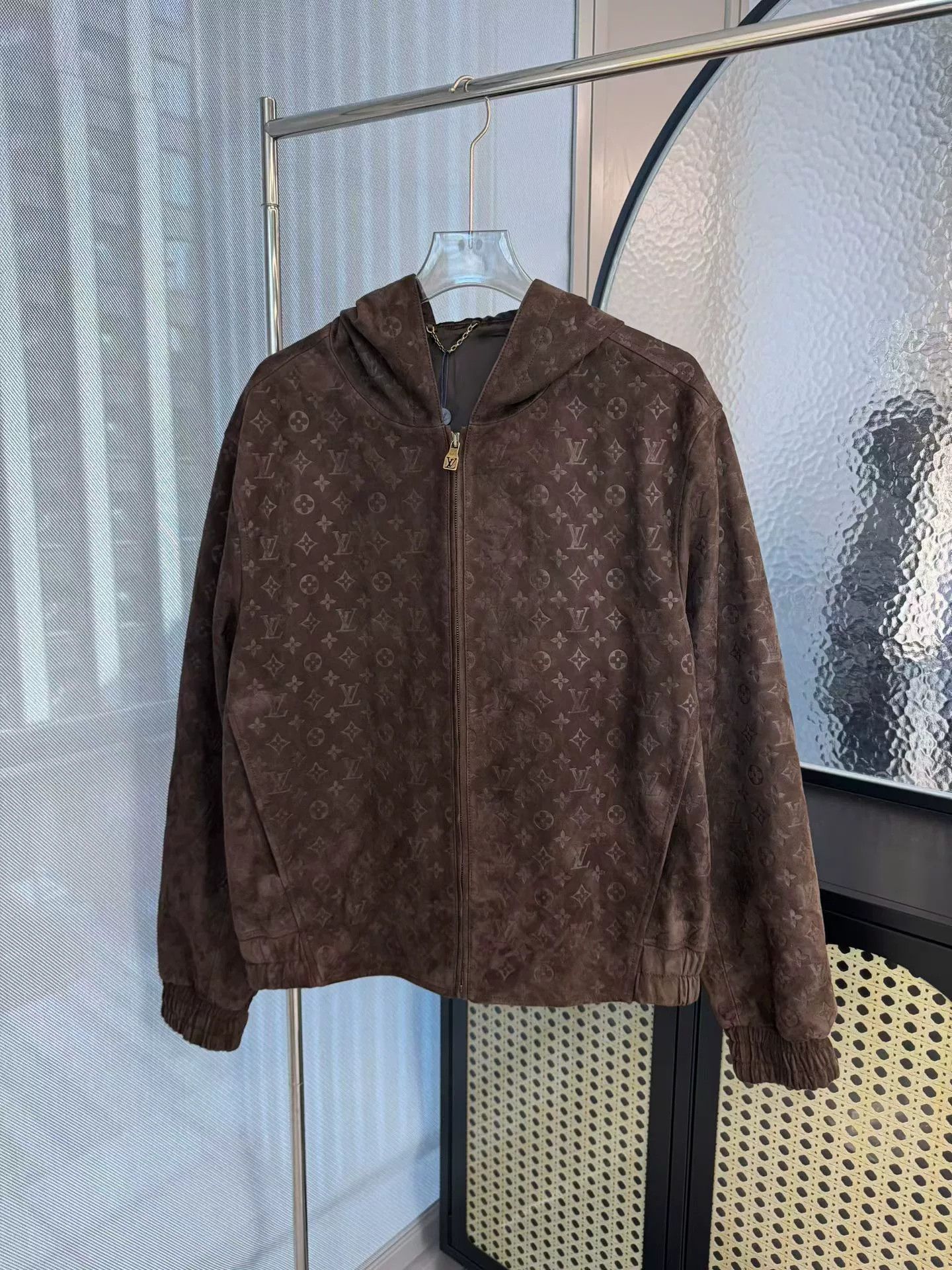 Louis Vuitton Louis Vuitton Monogram Suede Hooded Jacket 54 Size US L / EU 52-54 / 3 - 1 Thumbnail