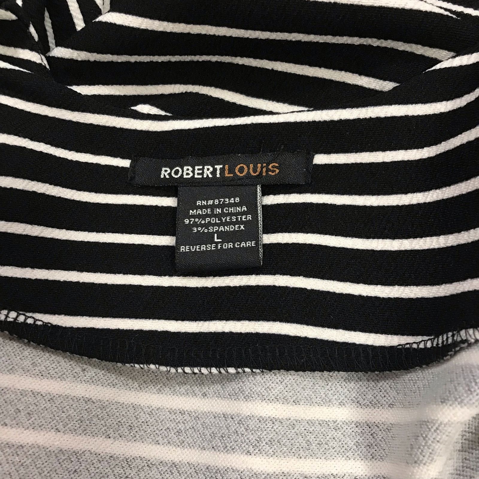Other Robert Louis Vintage Strip V-Neck Long Sleeve Jacket L Size L / US 10 / IT 46 - 3 Thumbnail