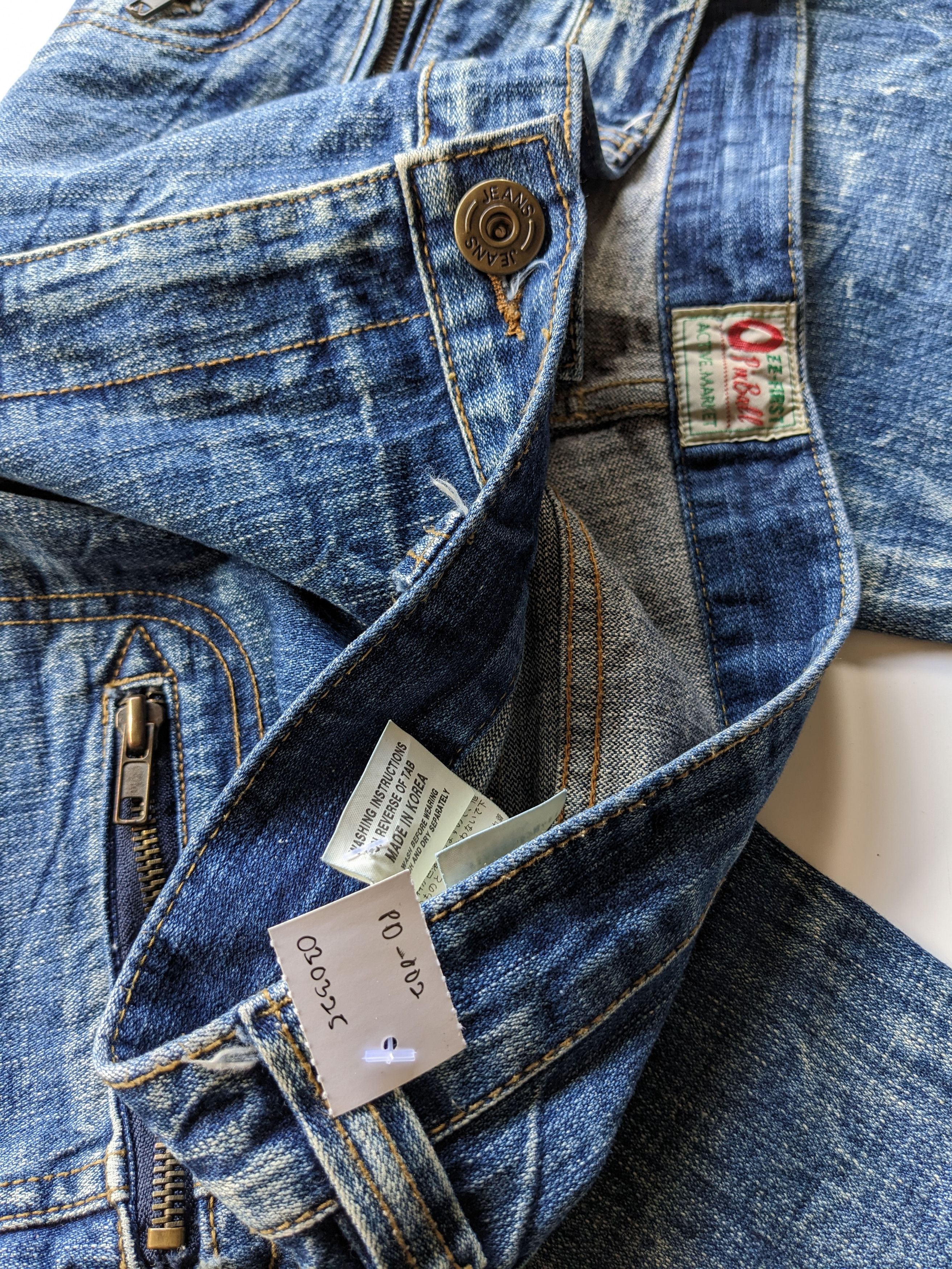 Hedi Slimane × Japanese Brand × Jean Pinball clawmark flare zipper jeans Size US 37 - 11 Thumbnail