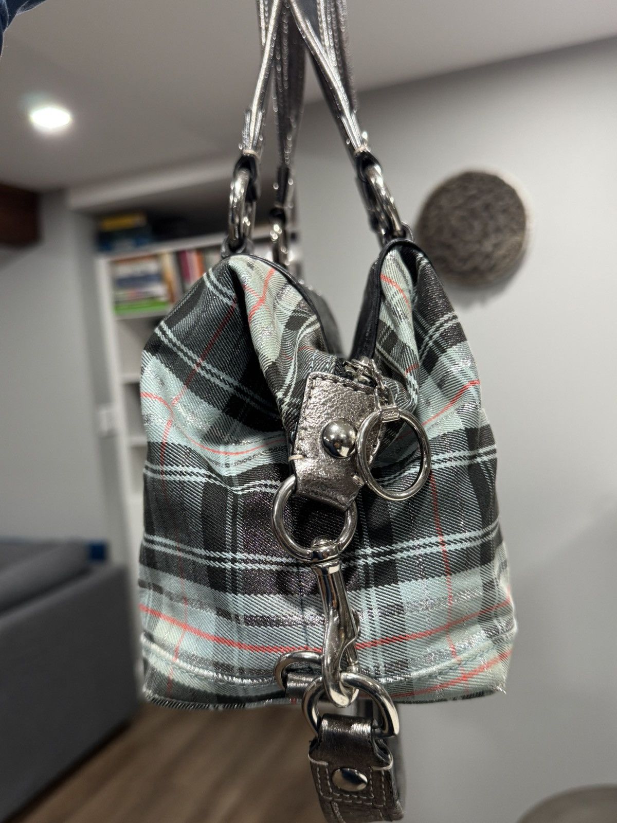 Coach Coach Poppy Tartan Plaid Satchel Bag w/ Hangtags Size ONE SIZE - 8 Thumbnail