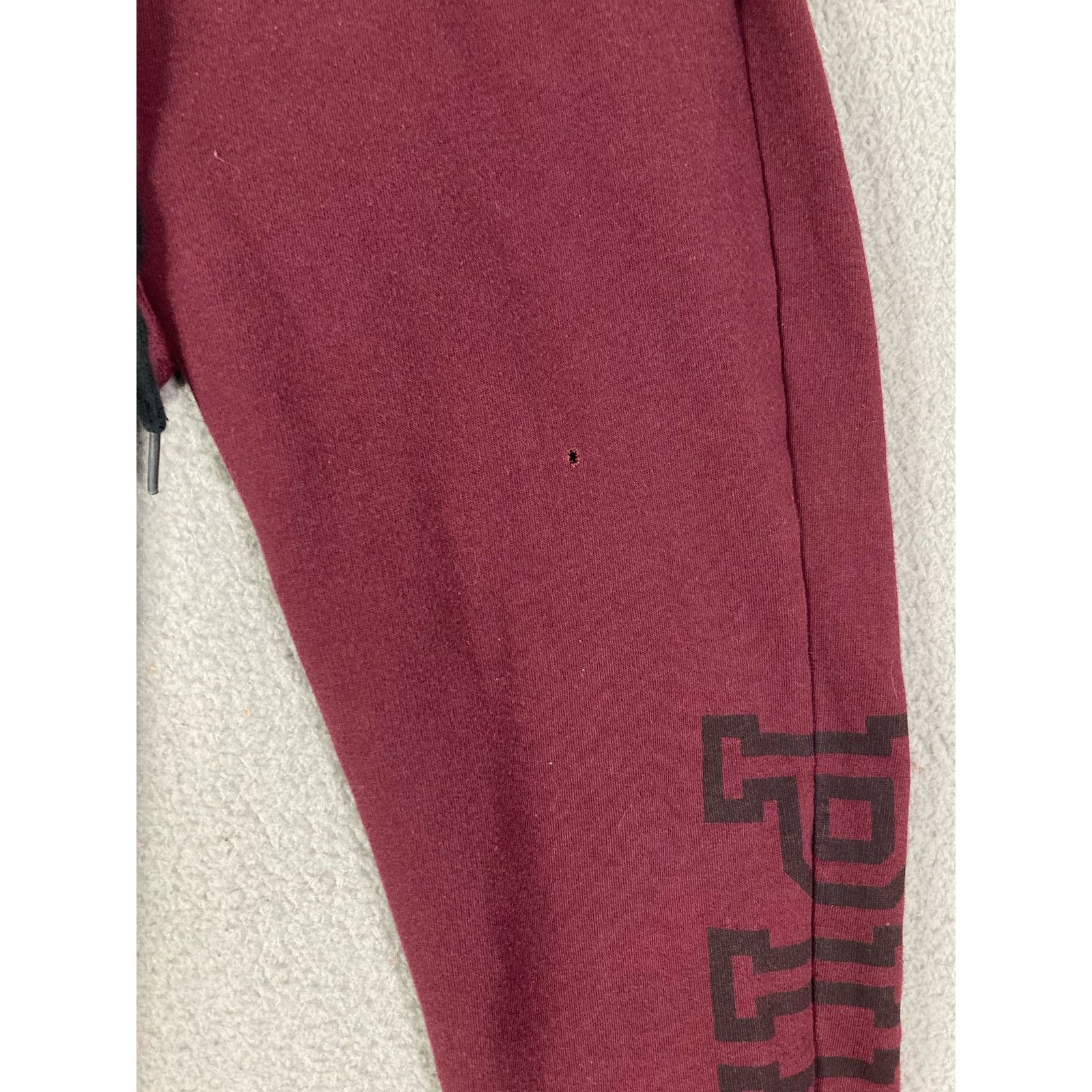 Victoria's Secret Victoria's Secret Pink Burgundy Skinny Jogger Sweatpants S Size 26" / US 2 / IT 38 - 6 Thumbnail