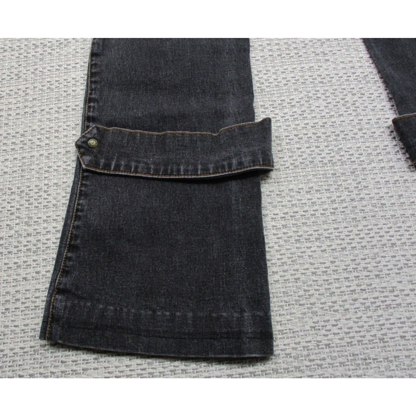 Vintage VINTAGE Thalia Sodi Jeans 6 Womens Denim Pants Stretch No Pockets Regular 27in Inseam Black 80s 90s Grunge Retro Logo USA Women Size 28" / US 6 / IT 42 - 6 Thumbnail