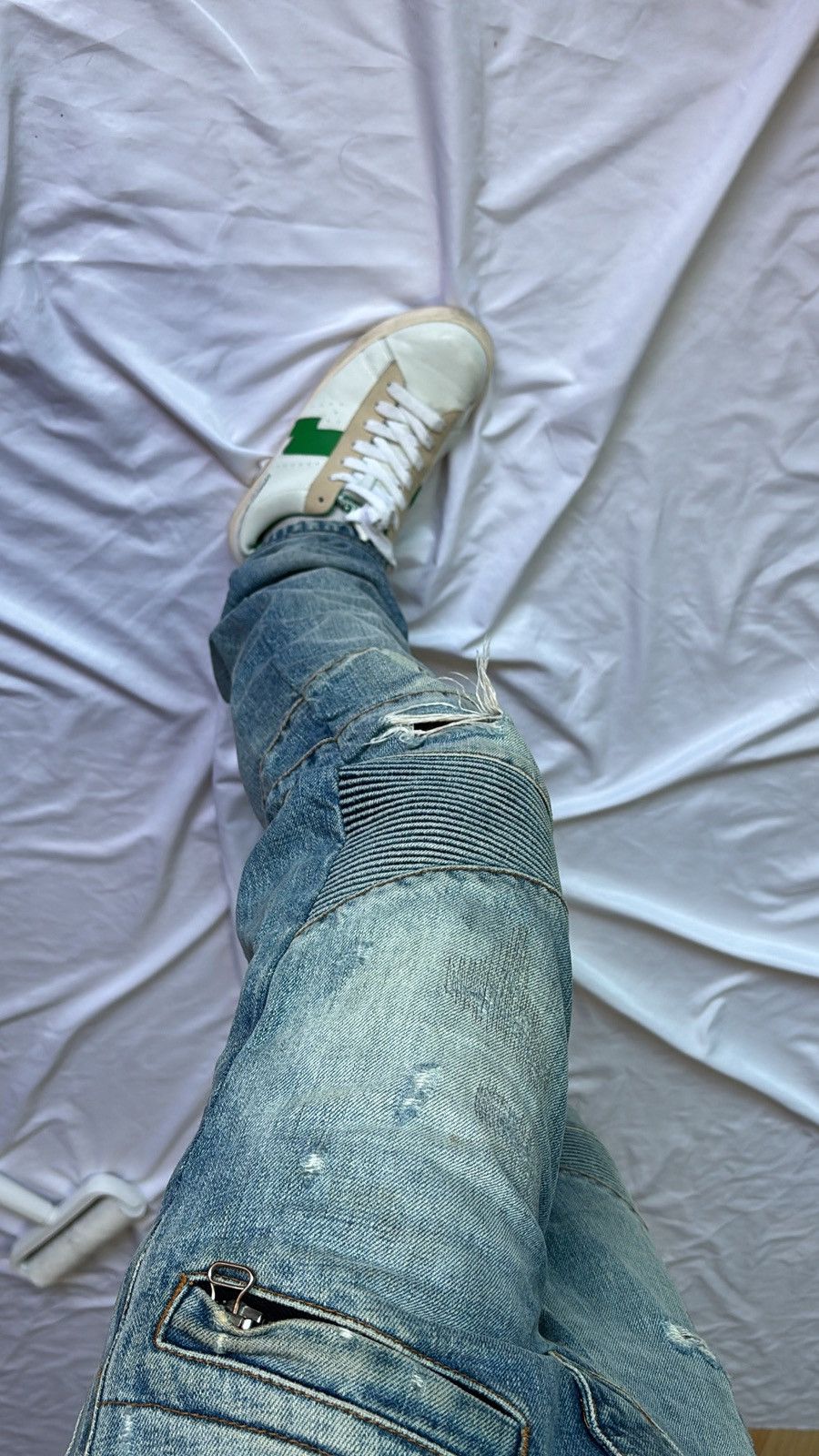 Balmain Balmain FW10 Decarnin Biker Jean Size US 31 - 7 Thumbnail