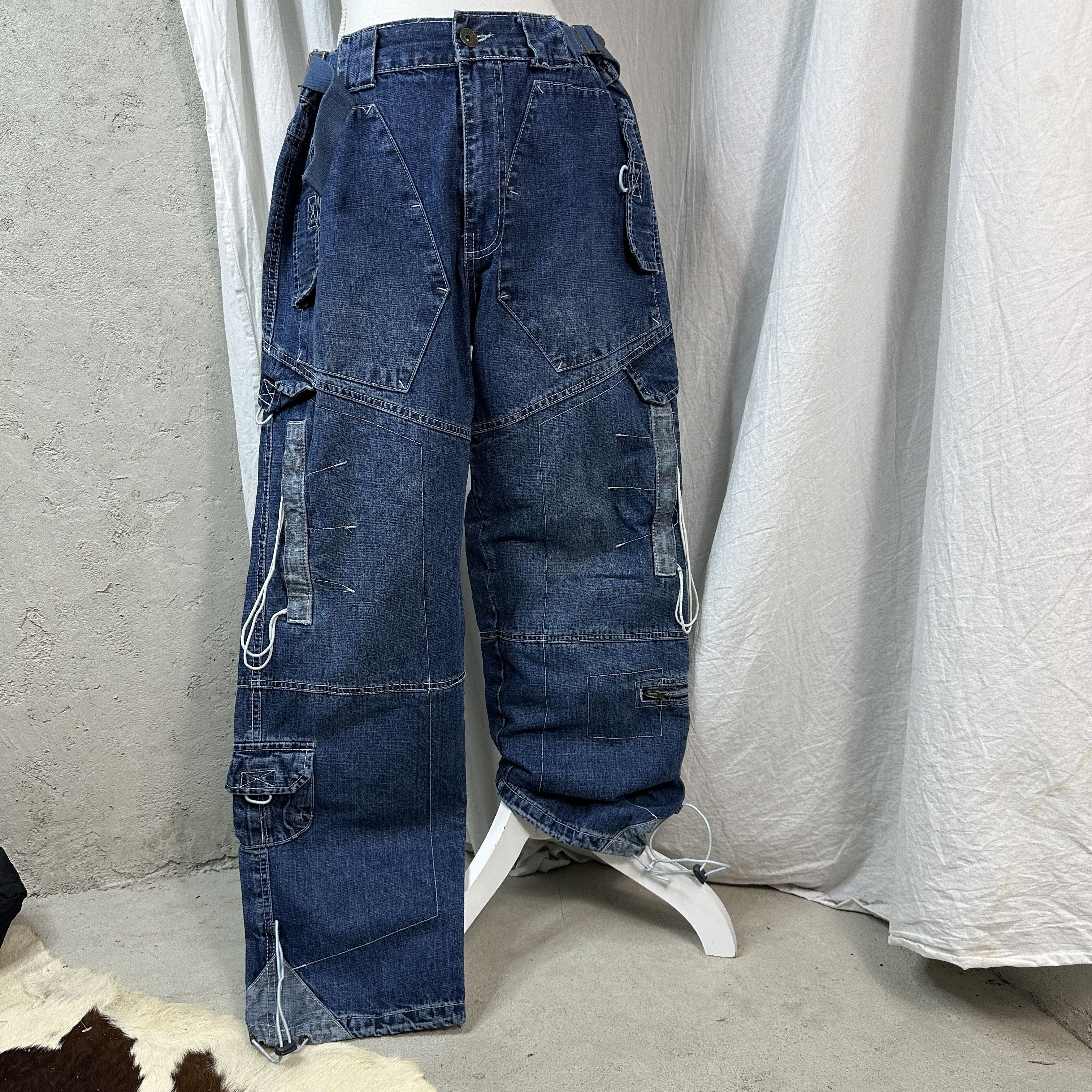 Vintage Vintage Wide Leg Hip-Hop Y2K Jeans Size US 36 / EU 52 - 8 Thumbnail