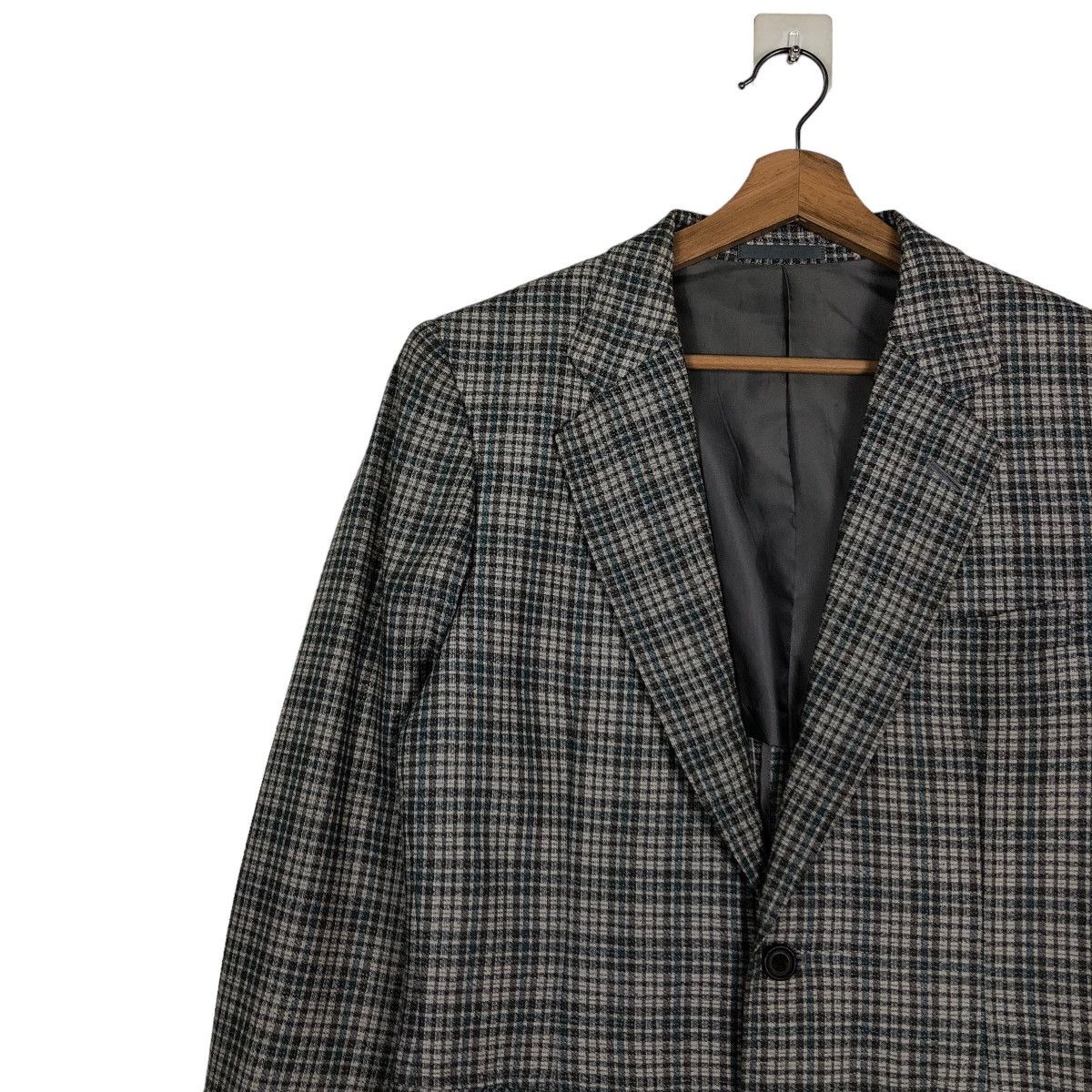 Burberry 🔥Vintage Burberrys Nova Check Tartan Design Double Breast Size US M / EU 48-50 / 2 - 7 Thumbnail