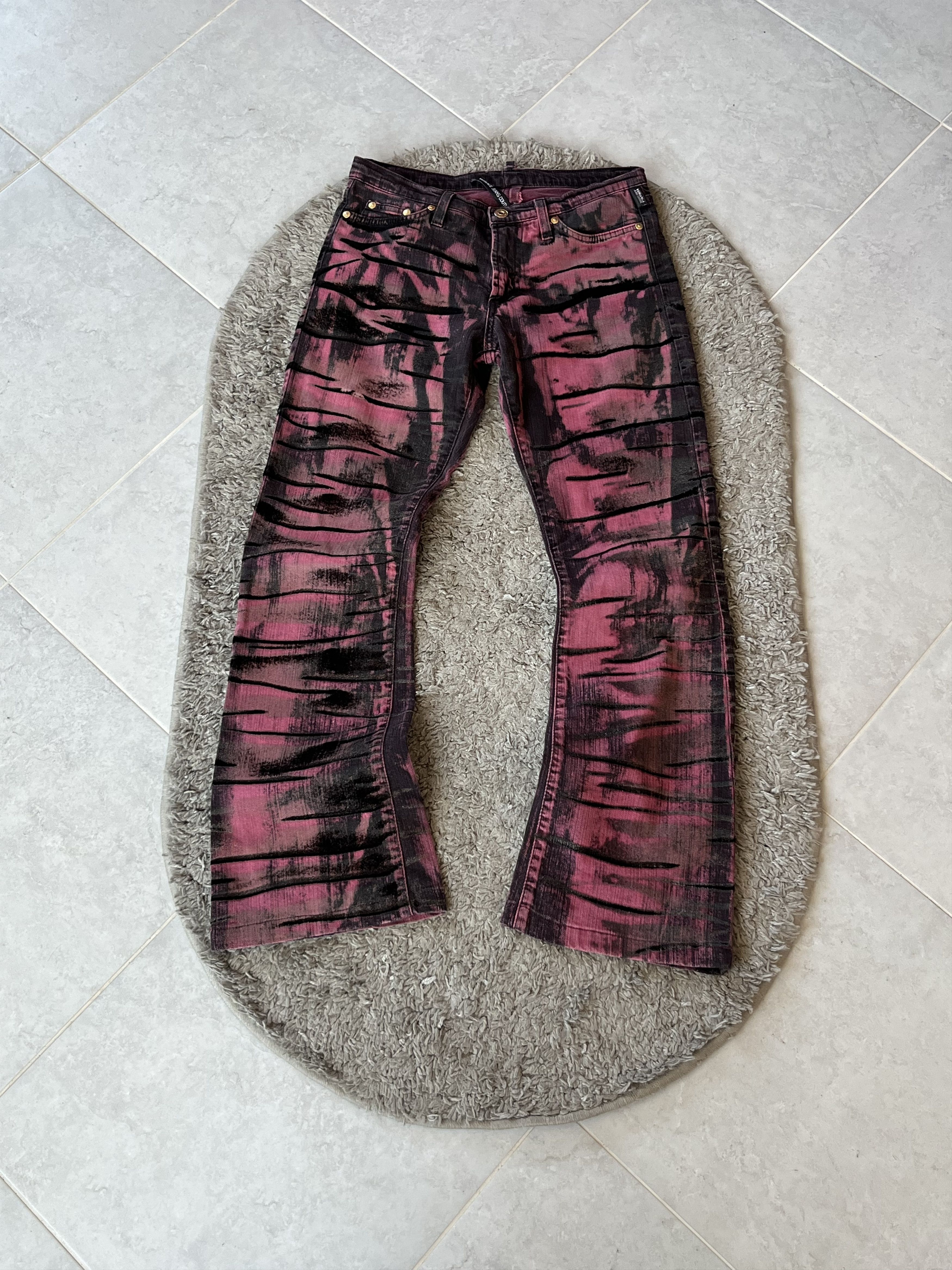 Versace Jeans Couture Vintage Luxury Versace Jeans Very Rare Avant-Garde Size 27" / US 4 / IT 40 - 1 Thumbnail