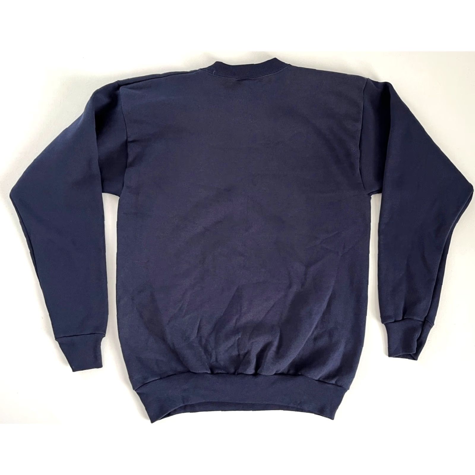 Tultex VINTAGE Tultex Whitetail Deer Graphic Print Sweatshirt Pullover Crewneck Navy L Unisex Adults 90s USA Size US L / EU 52-54 / 3 - 4 Thumbnail