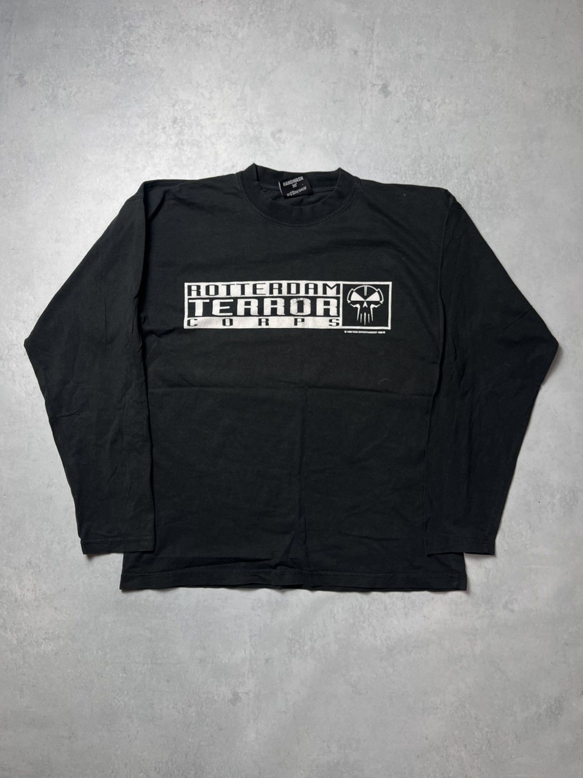 Thunderdome VERY RARE VINTAGE 1999 ROTTERDAM TERROR CORPS LONGSLEEVE Size US XL / EU 56 / 4 - 1 Thumbnail