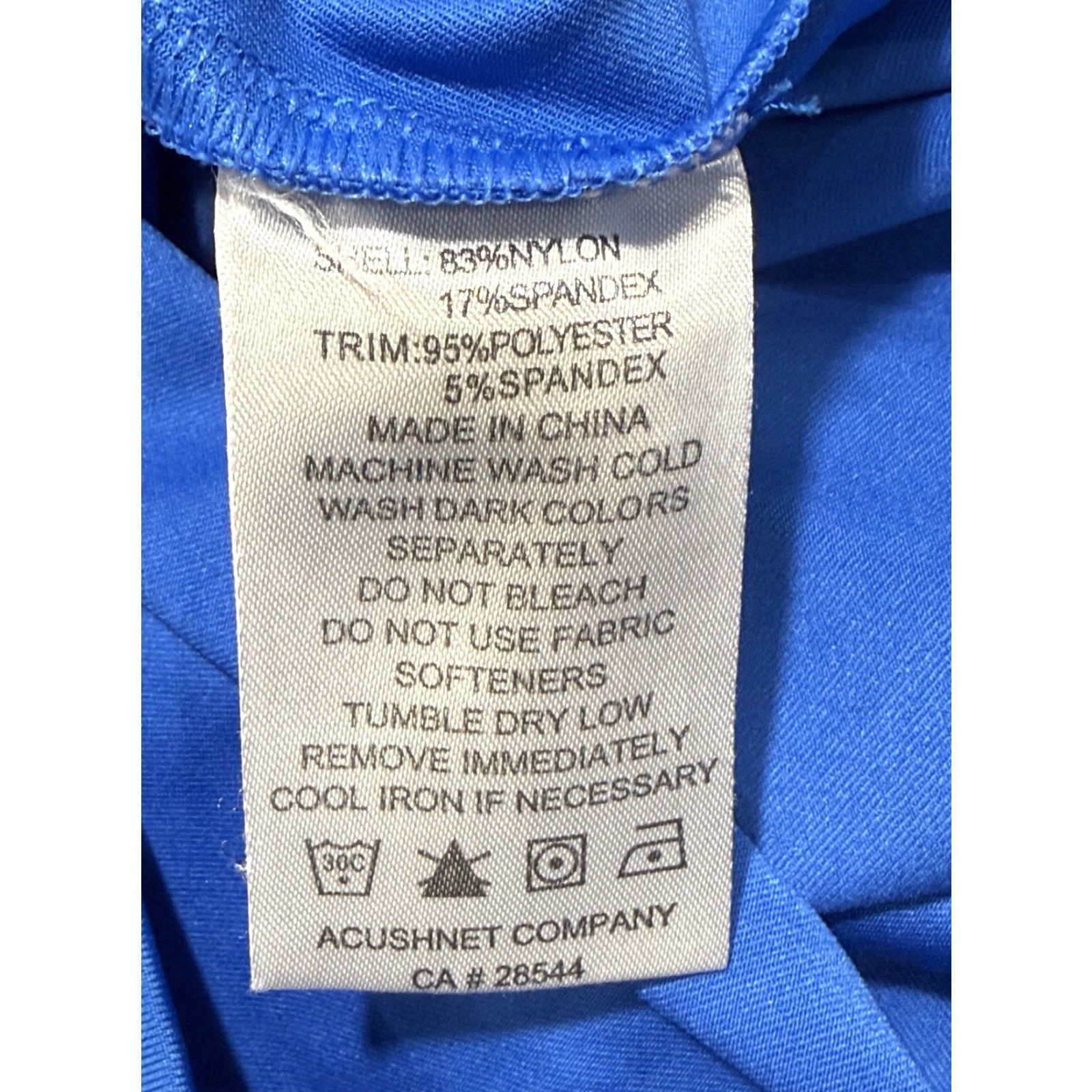 Footjoy FootJoy The Players Course At Wyboo 1/4 Zip Blue Golf Sweater Stretch Sz XL Mens Pullover Cardigan Activewear Golf Mock Neck Zipper Embroidered Logo Size US XL / EU 56 / 4 - 7 Thumbnail