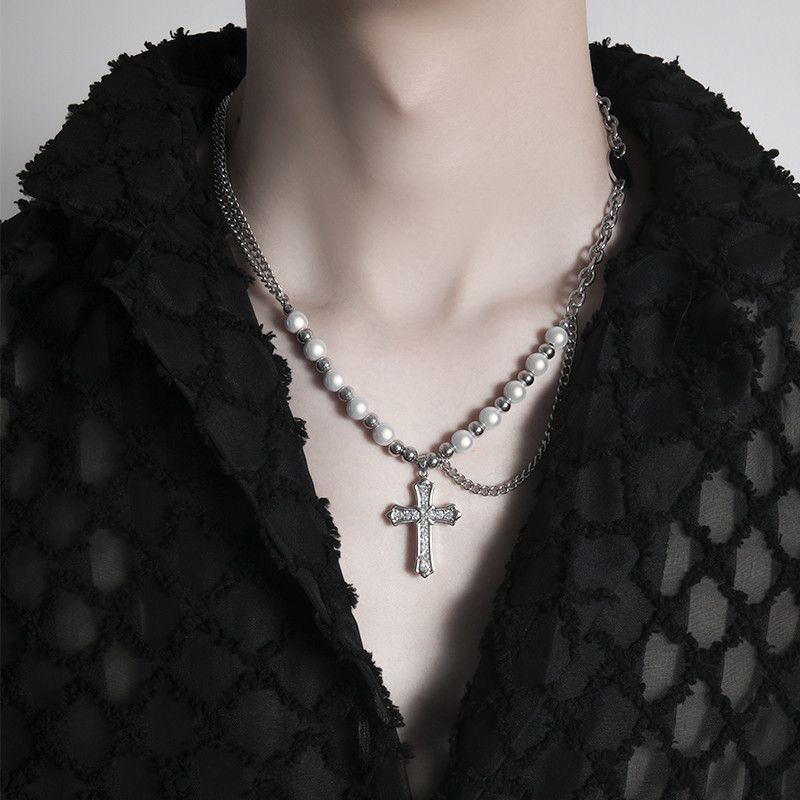 Other Cross Punk STEAL! Y2K Chains Necklace Chain Size ONE SIZE - 5 Thumbnail