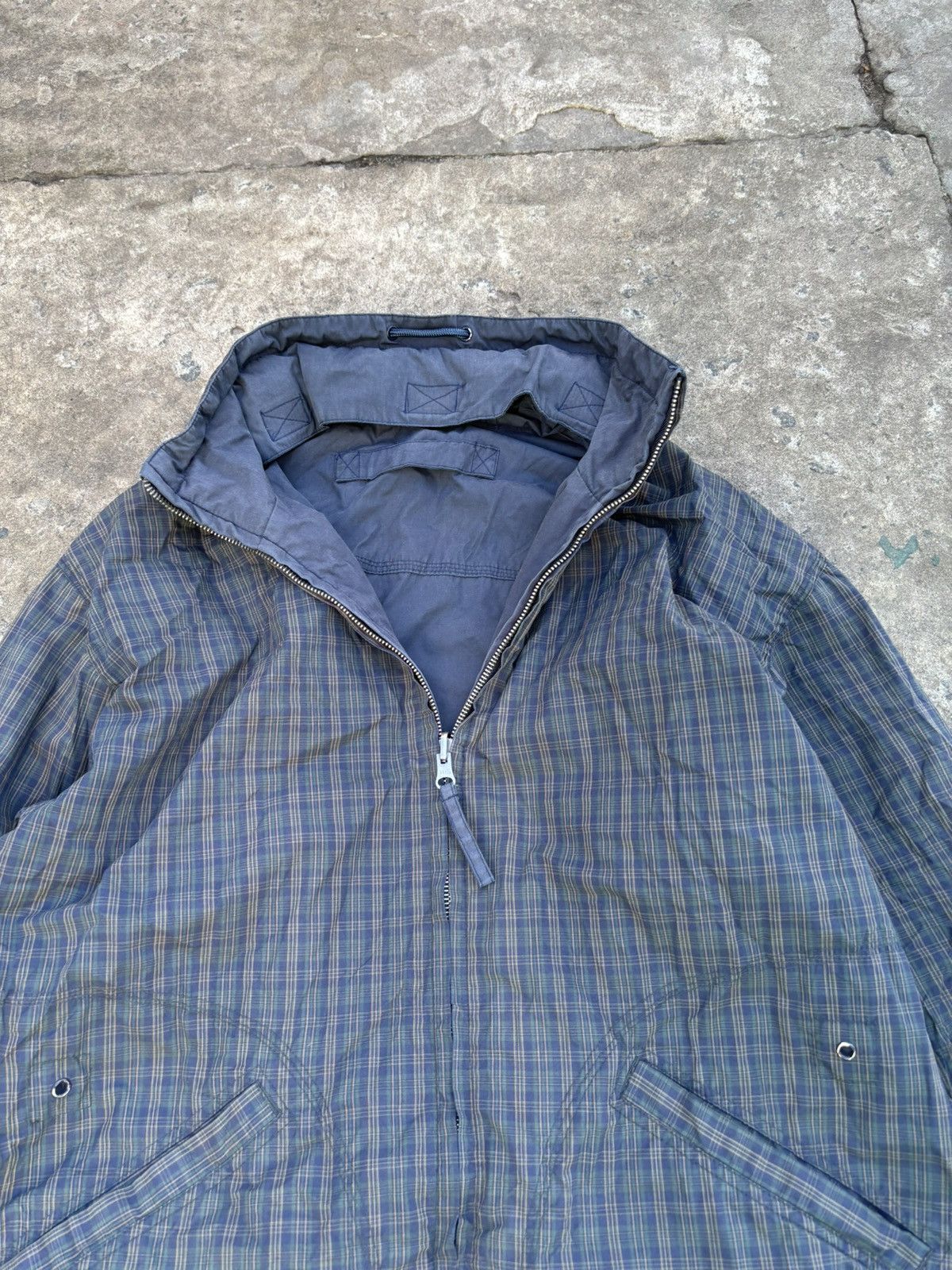 Japanese Brand × Vintage Vintage Reversible Checkered Nylon Massimo Osti Style Jacket Size US L / EU 52-54 / 3 - 7 Thumbnail