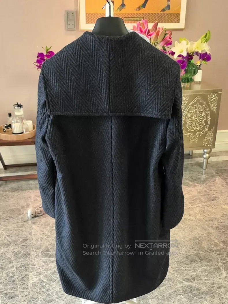 Hermes Hermes Navy Collar Wool Coat Size XS / US 0-2 / IT 36-38 - 1 Thumbnail