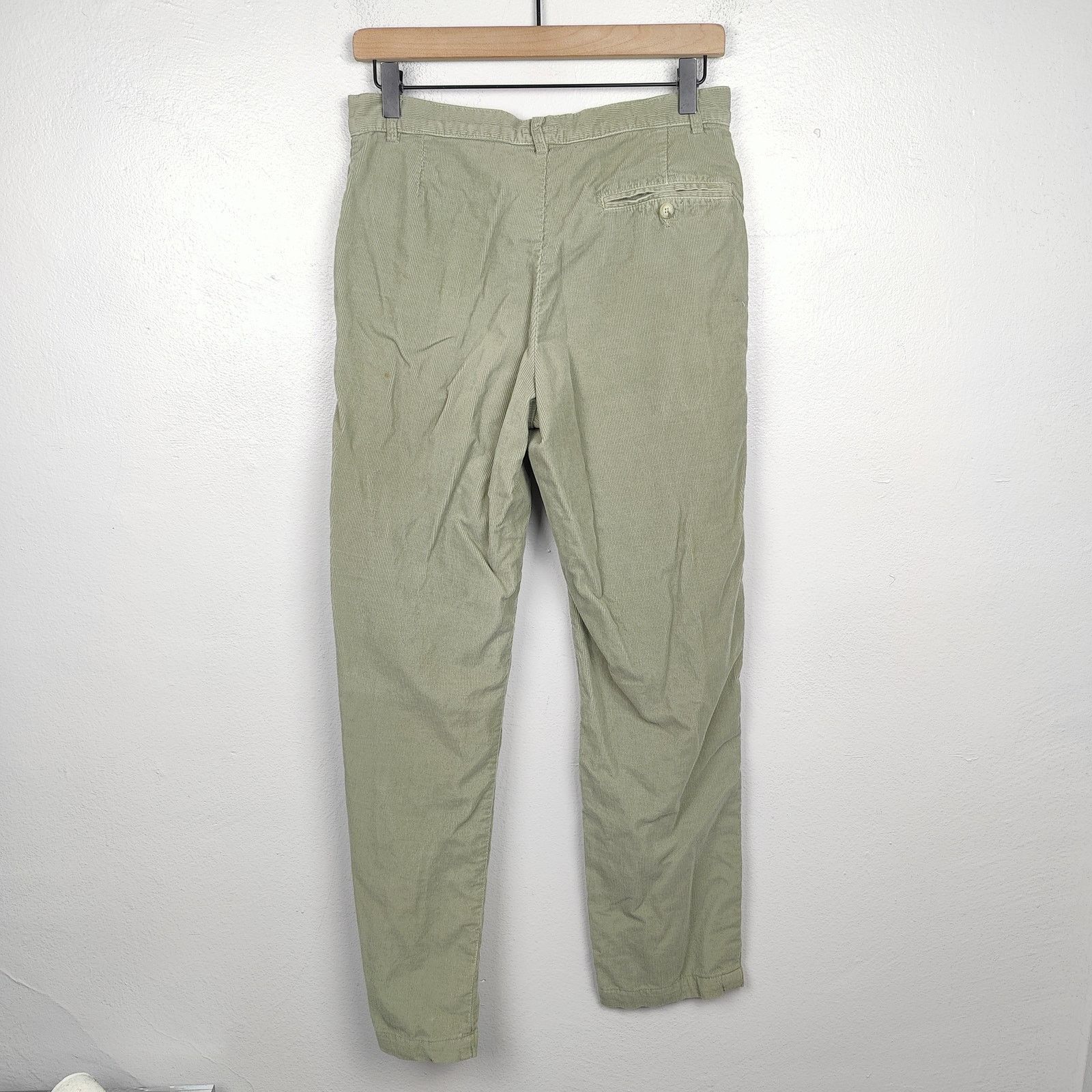 120% Lino 120% Lino Corduroy Pants Mens 44 US 28 Tan Straight Leg Size US 28 / EU 44 - 6 Thumbnail