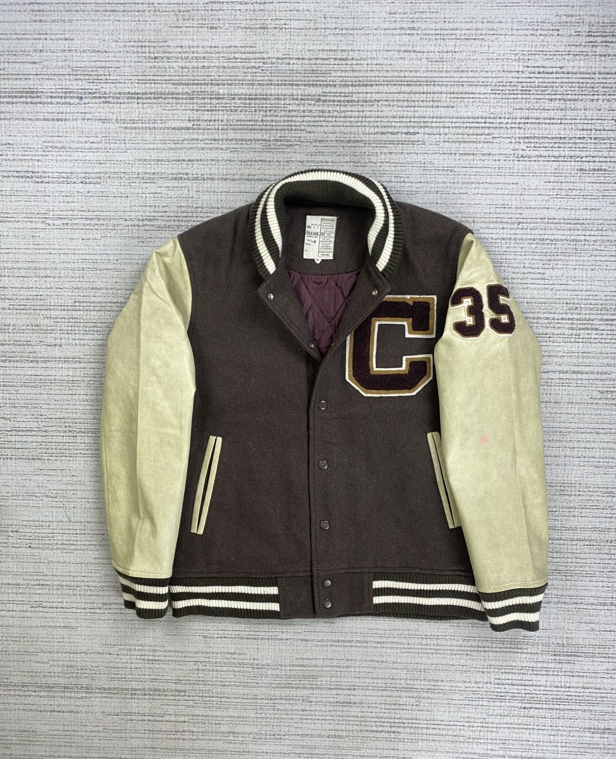 Japanese Brand × Vintage Vtg Oilcake Forest Braves Big Logo Embroidery Varsity Jacket Size US M / EU 48-50 / 2 - 7 Thumbnail