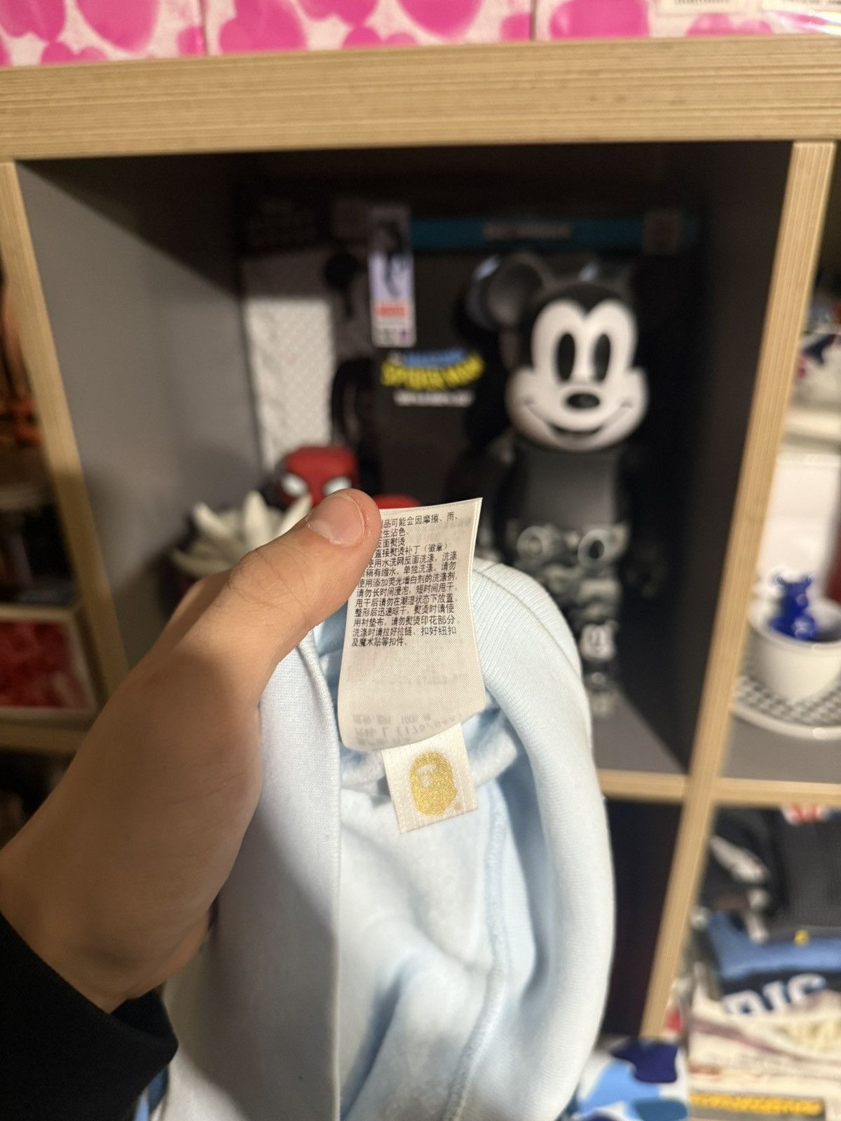 Bape Bape Baby Blue Shark Quarterzip Hoodie Size US L / EU 52-54 / 3 - 6 Thumbnail