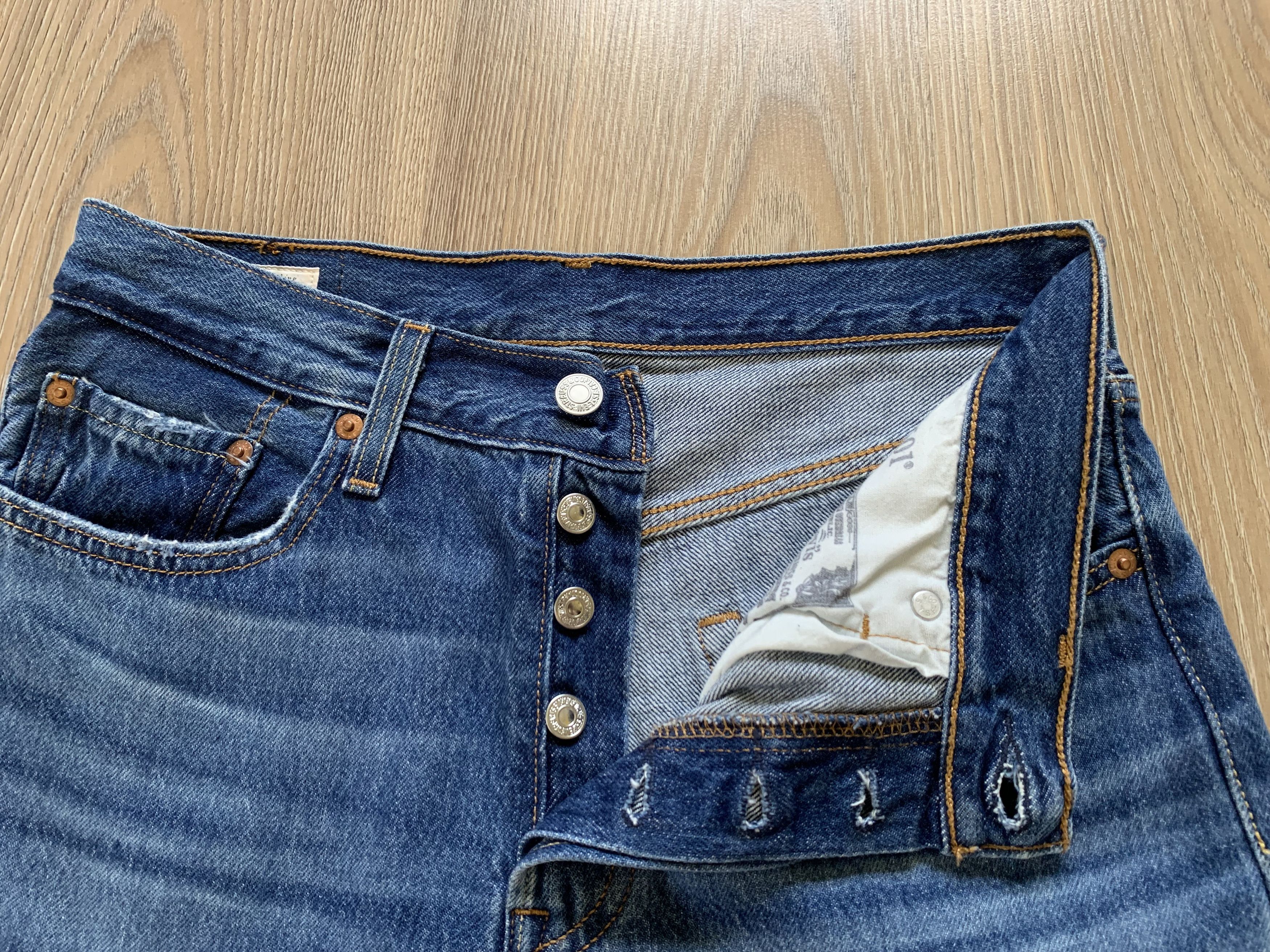 Denime × Levi's Levis Blue Denim Shorts Breeches Size US 29 - 5 Thumbnail