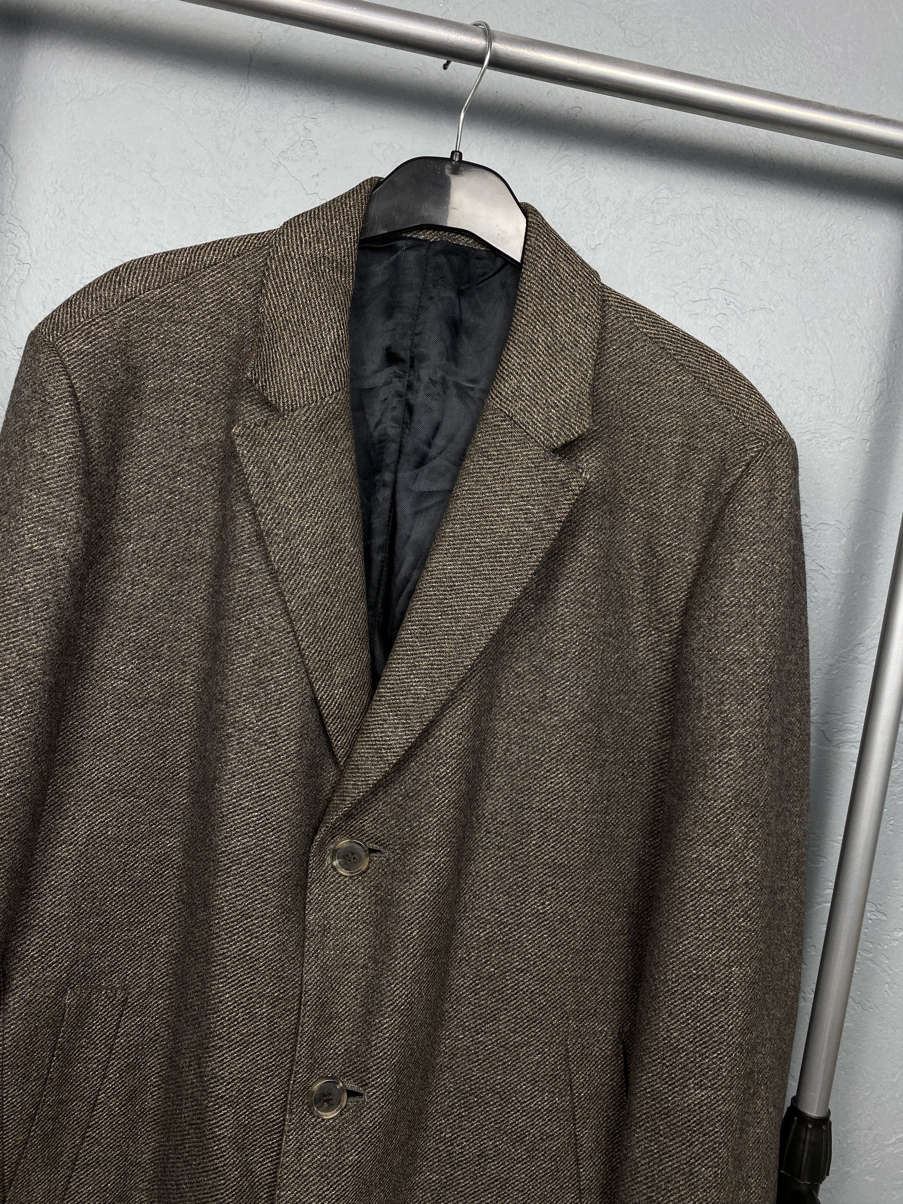 Hugo Boss Hugo Boss Vintage Mens Cashmere-Wool Coat Jacket Size US XL / EU 56 / 4 - 2 Thumbnail