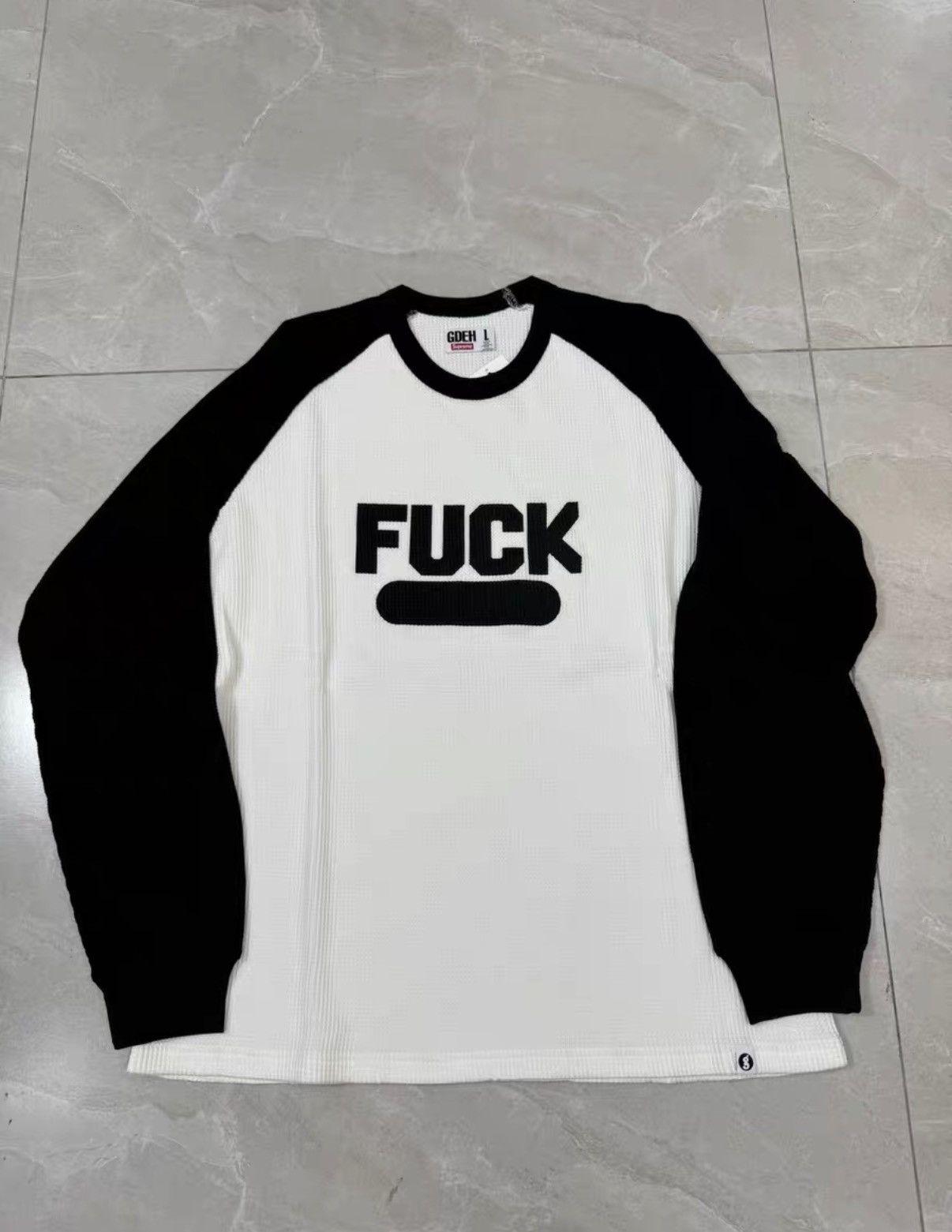 Supreme Supreme®/GOODENOUGH SS25 Paneled Long Sleeve T-Shirt J34 Size US L / EU 52-54 / 3 - 1 Thumbnail