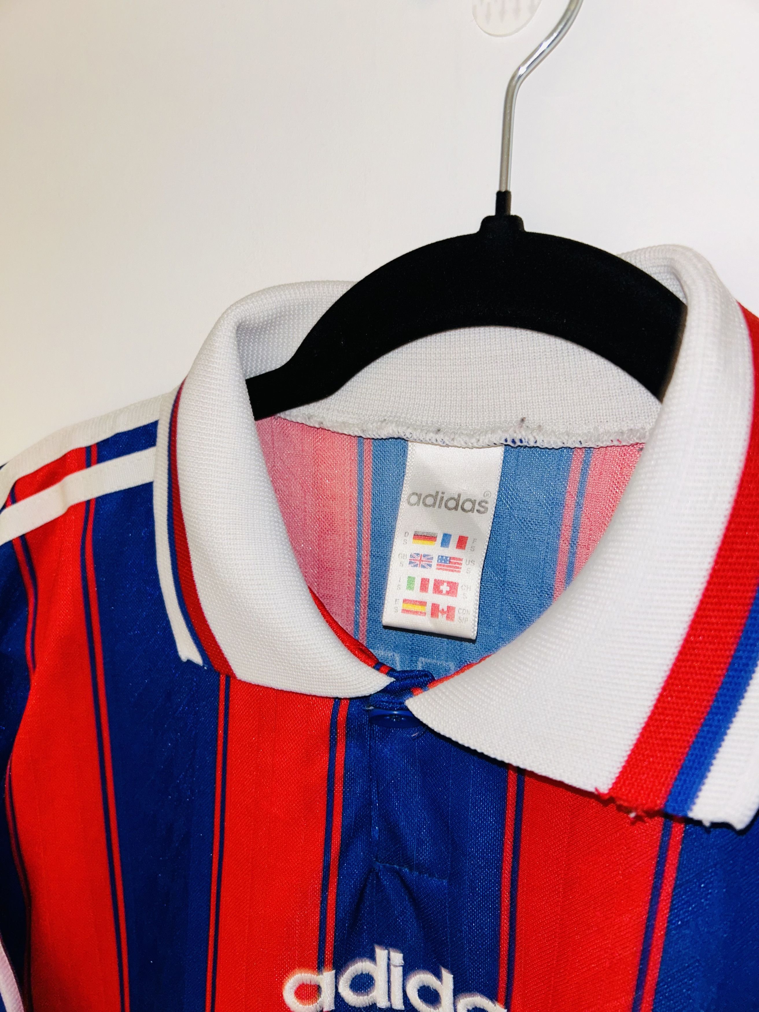 Adidas × Vintage bayern munich 1995/96 scholl home jersey Size US S / EU 44-46 / 1 - 4 Thumbnail