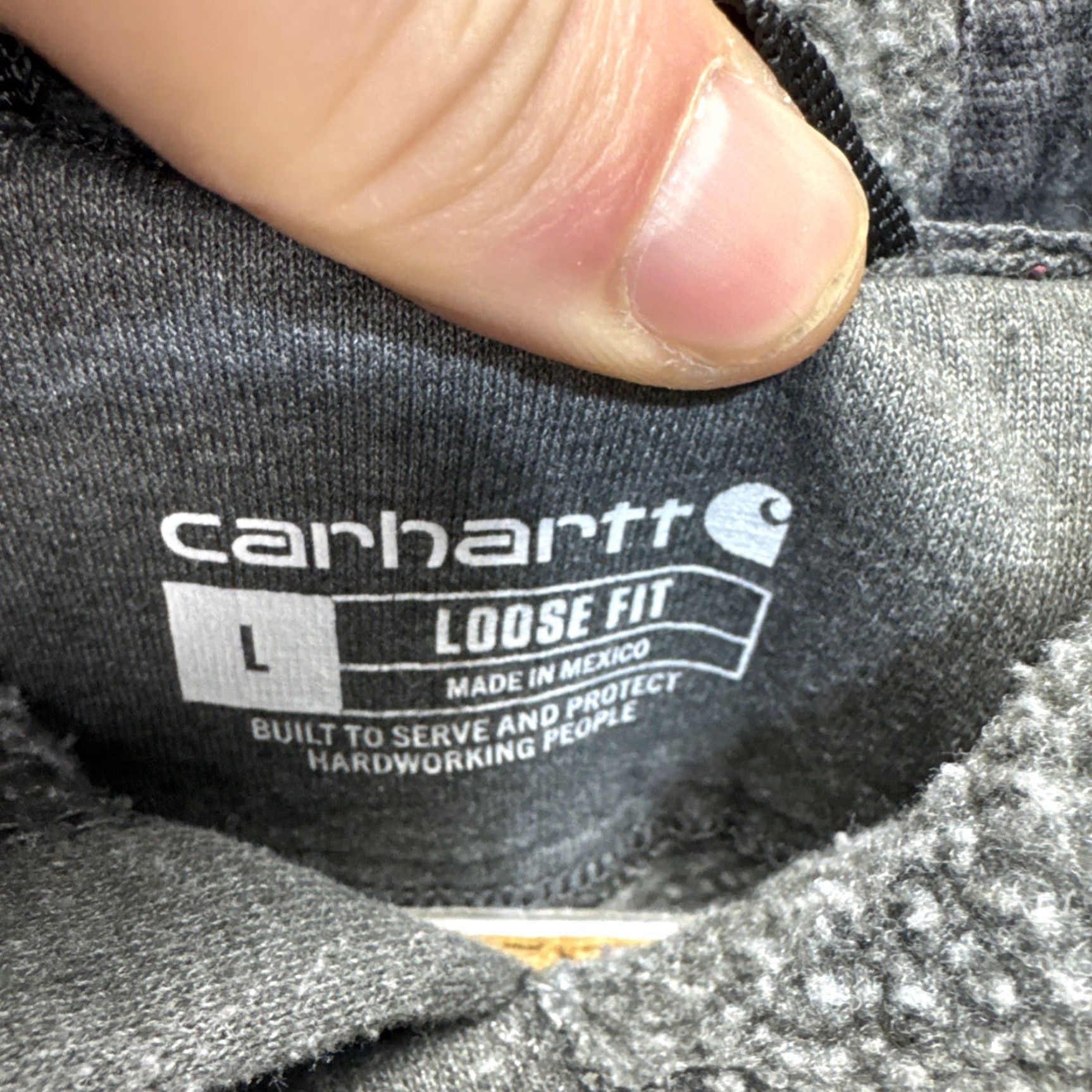 Carhartt Carhartt Loose Fit K288 026 Midweight Graphic Workwear Gray Hoodie Men's Large Size US L / EU 52-54 / 3 - 2 Thumbnail