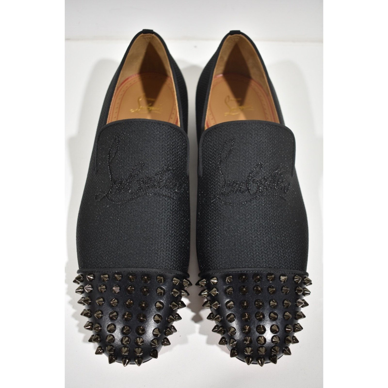 Christian Louboutin Christian Louboutin Black Spike Oxford Dress Loafer 42 9 Size US 9 / EU 42 - 7 Thumbnail