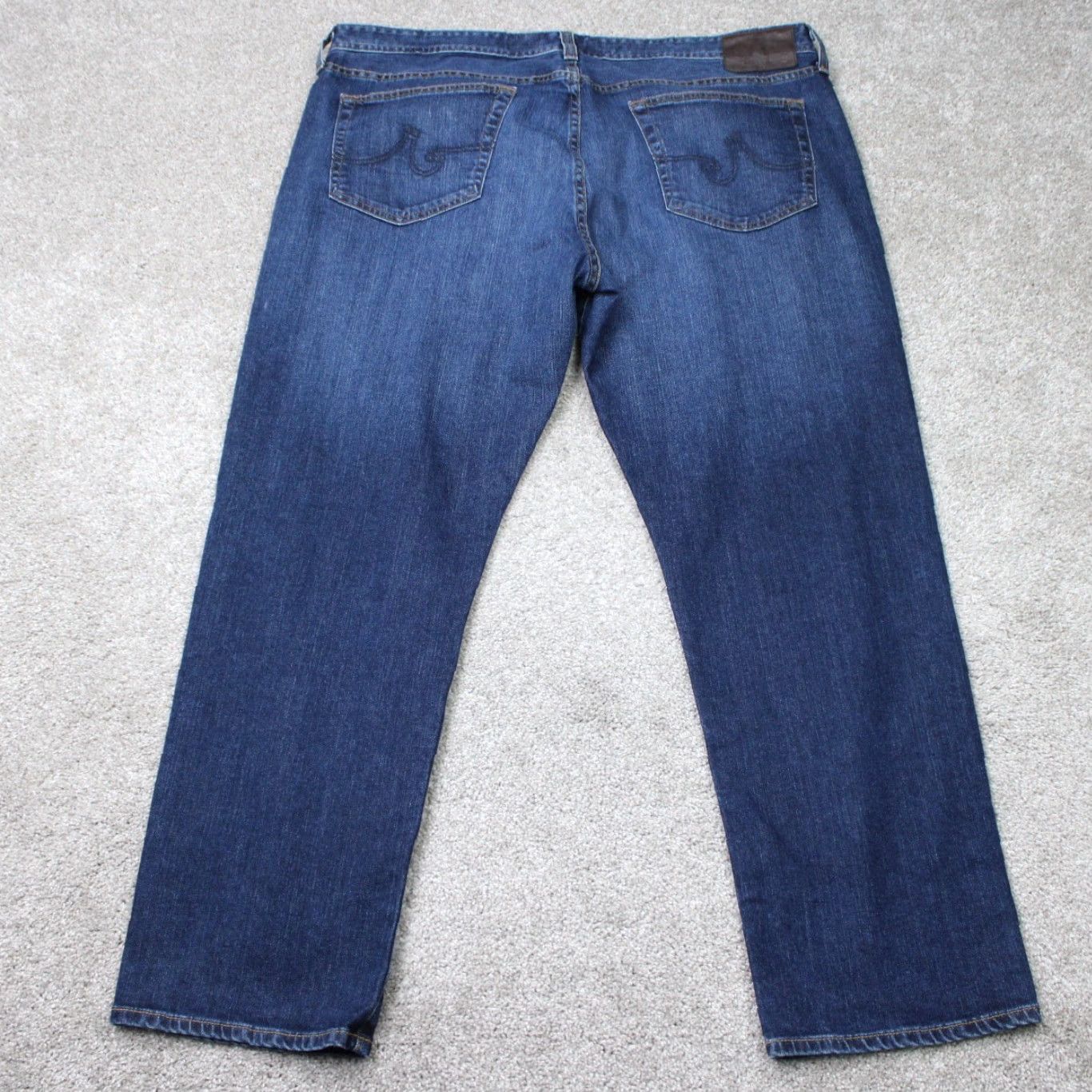Denime AG Adriano Goldschmied Jeans Mens 41x29 Blue 5-Pocket Denim Straight Classic Vintage: No Size US 42 / EU 58 - 5 Thumbnail