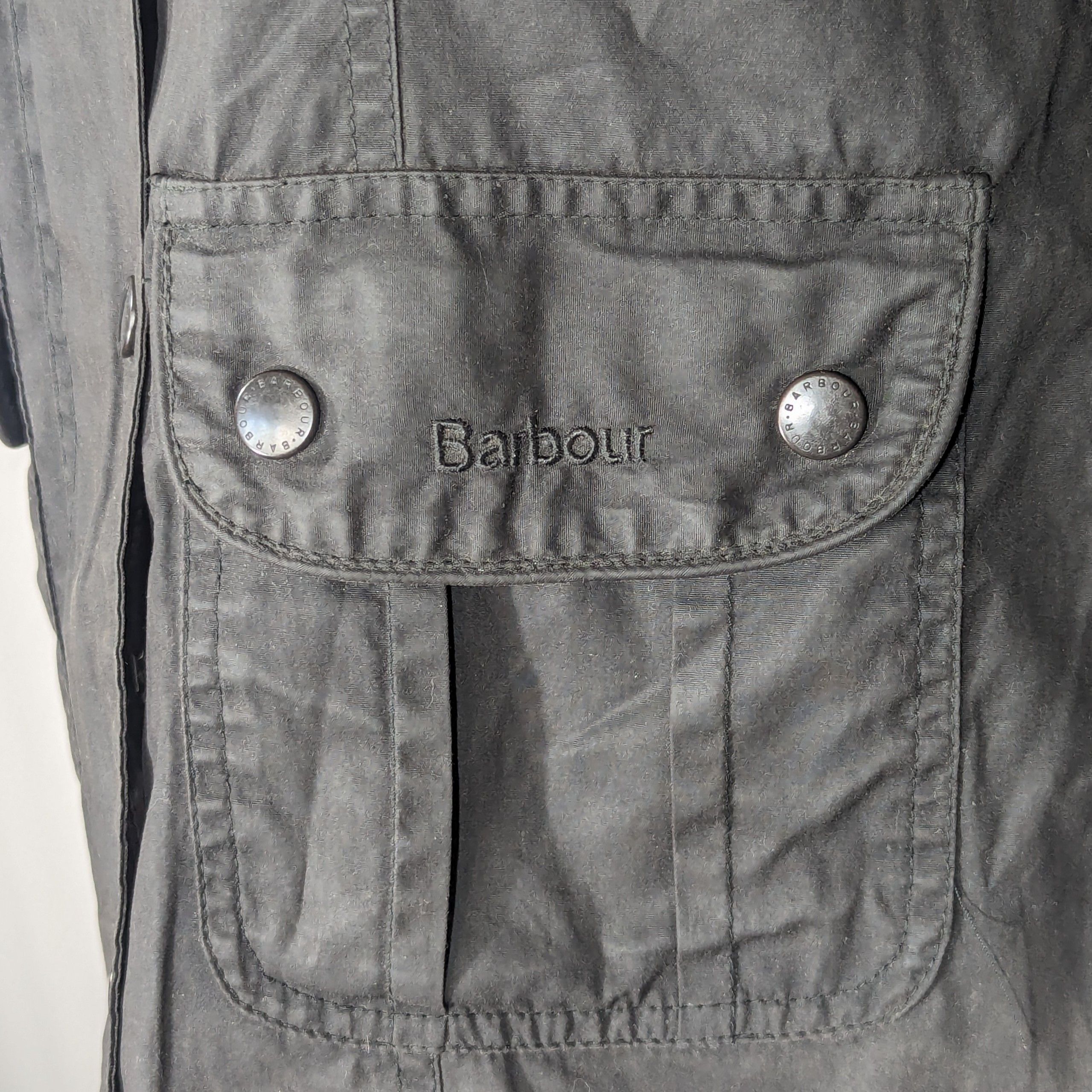 Barbour Barbour Flyweight Wax Utility Jacket Waxed Cotton England Size S / US 4 / IT 40 - 24 Thumbnail