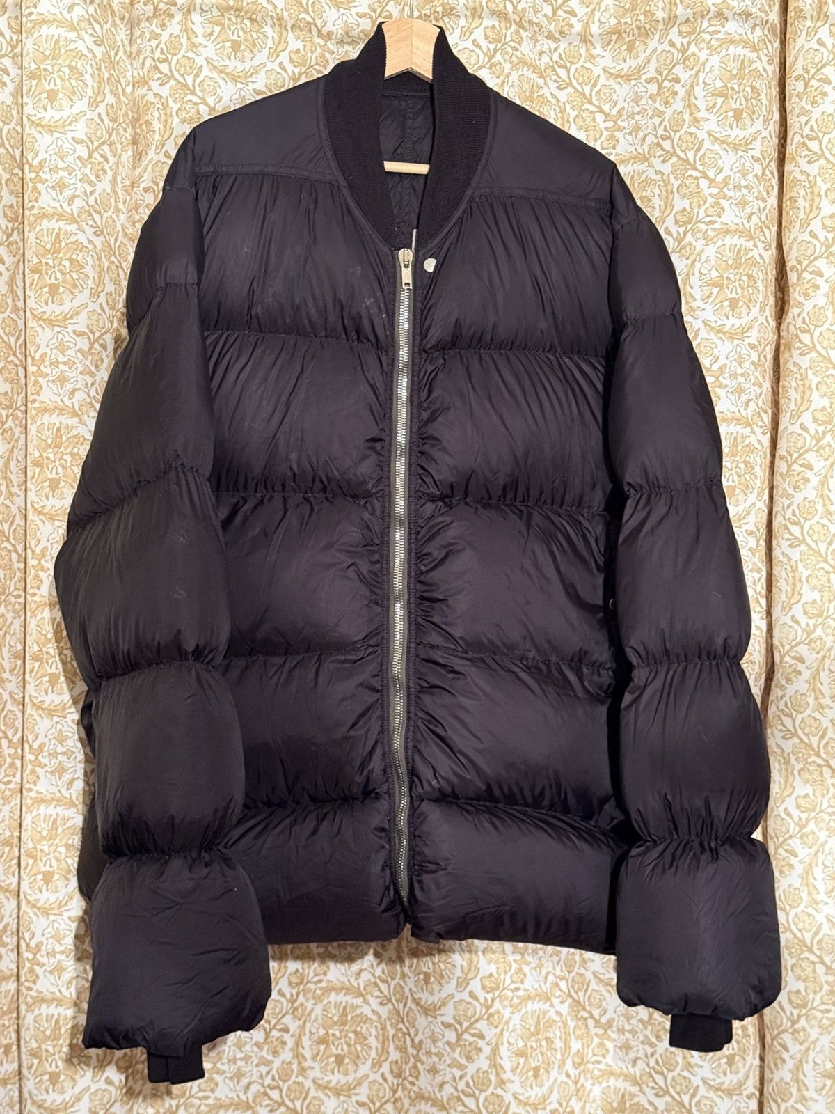 Rick Owens Fall Winter 2021 Gethsemane Flight Bomber Down Jacket Size US M / EU 48-50 / 2 - 1 Thumbnail