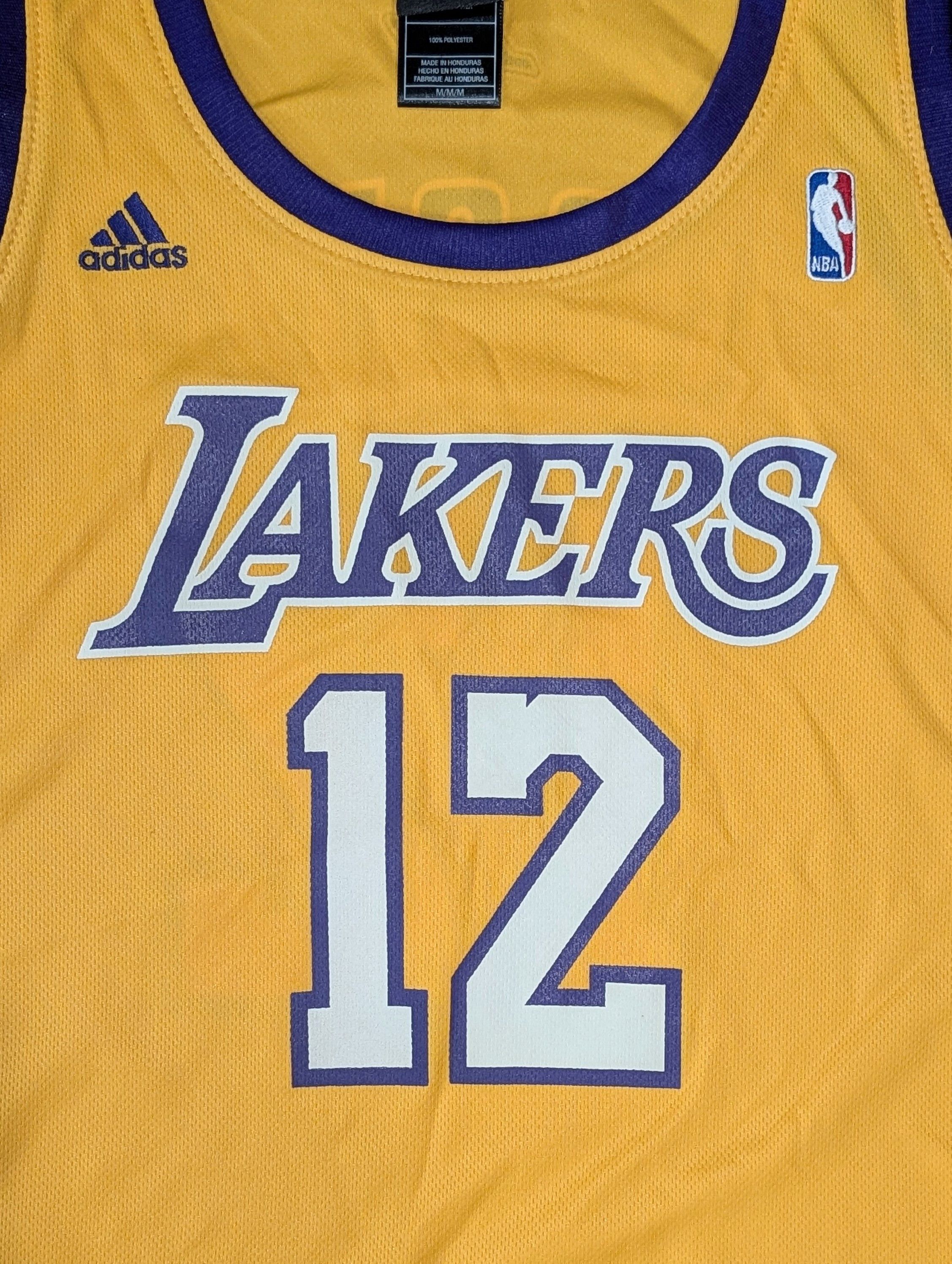 Adidas × NBA Adidas NBA 4 Her LA Lakers Shannon Brown no. 12 jersey Size M / US 6-8 / IT 42-44 - 2 Thumbnail