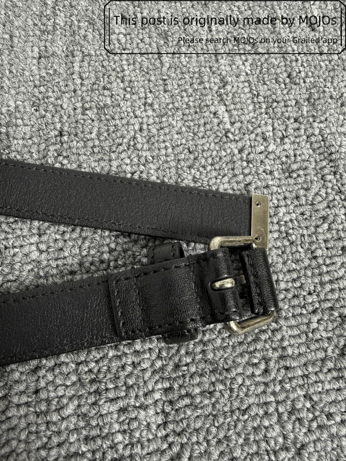 Saint Laurent Paris Sz 95 Saint Laurent Paris 17SS Plain Buckle Belt mojos55 Size ONE SIZE - 7 Thumbnail