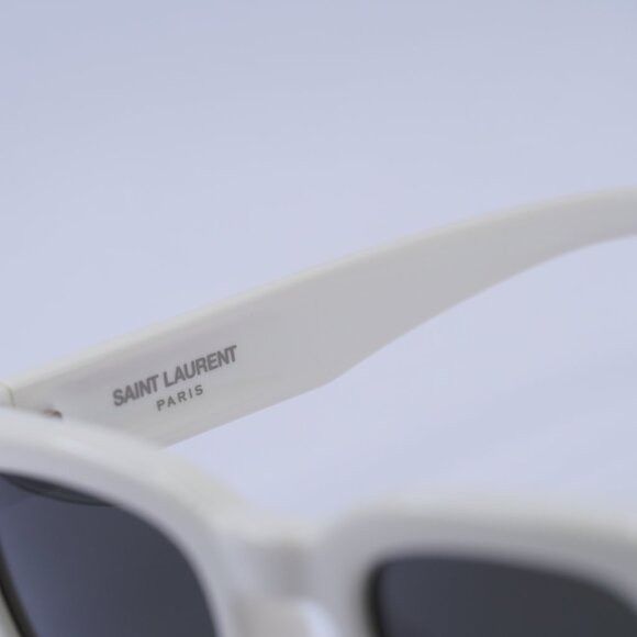 Saint Laurent Paris 🕶️ New Saint Laurent SL675 005 Sunglasses - Ivory Frame Size ONE SIZE - 7 Thumbnail